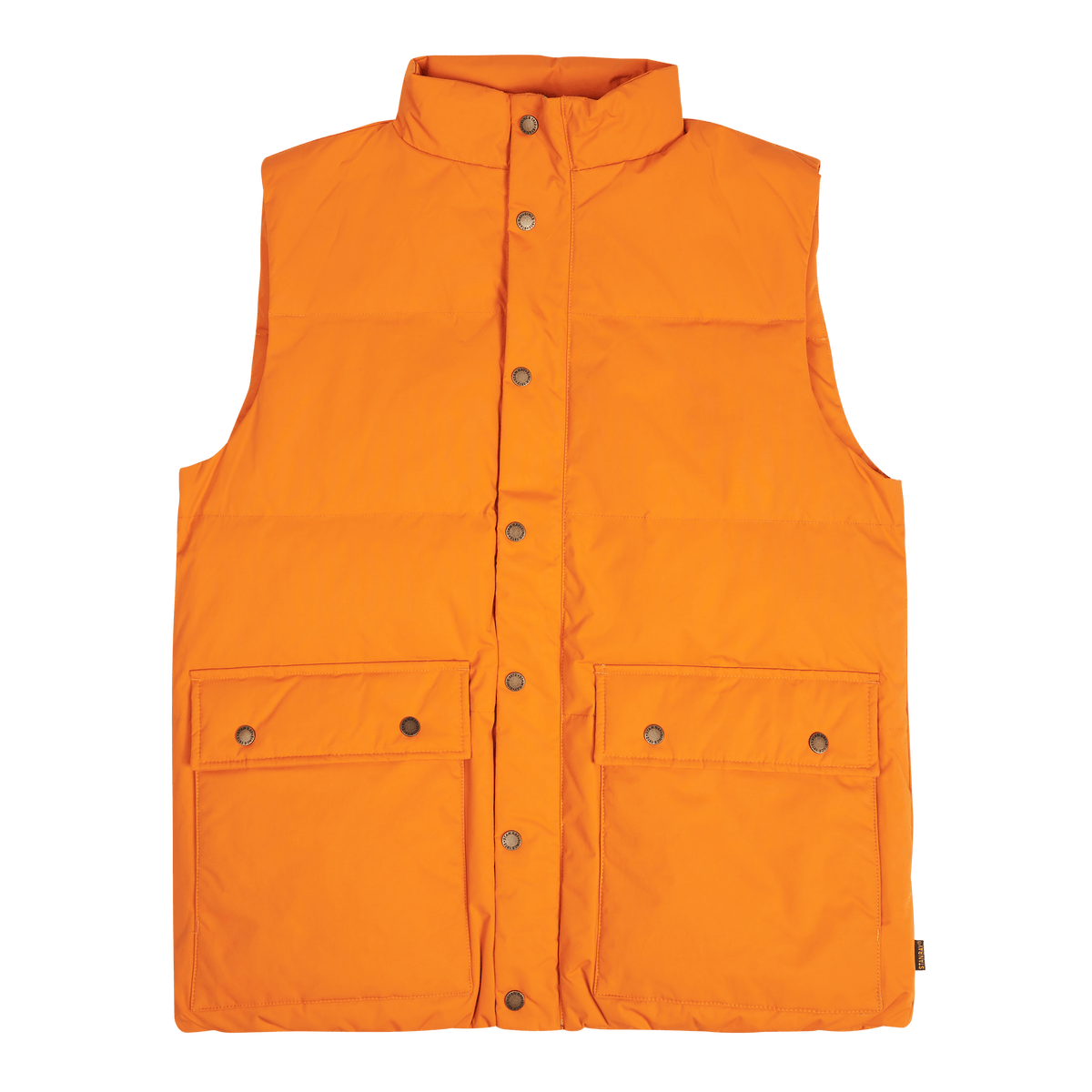 Down Vest Orange