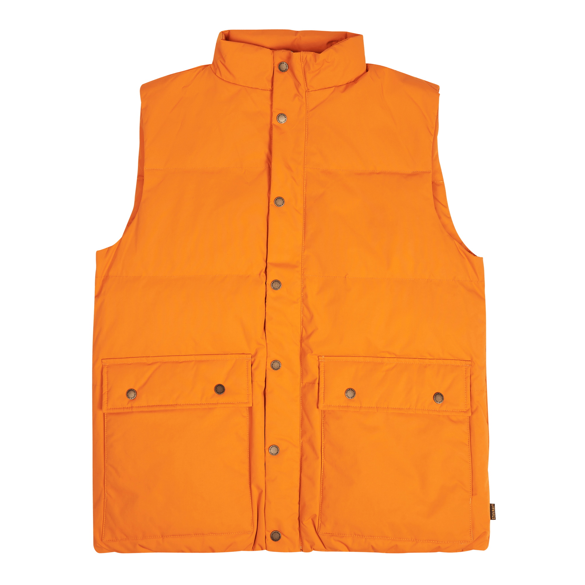 Down Vest Orange