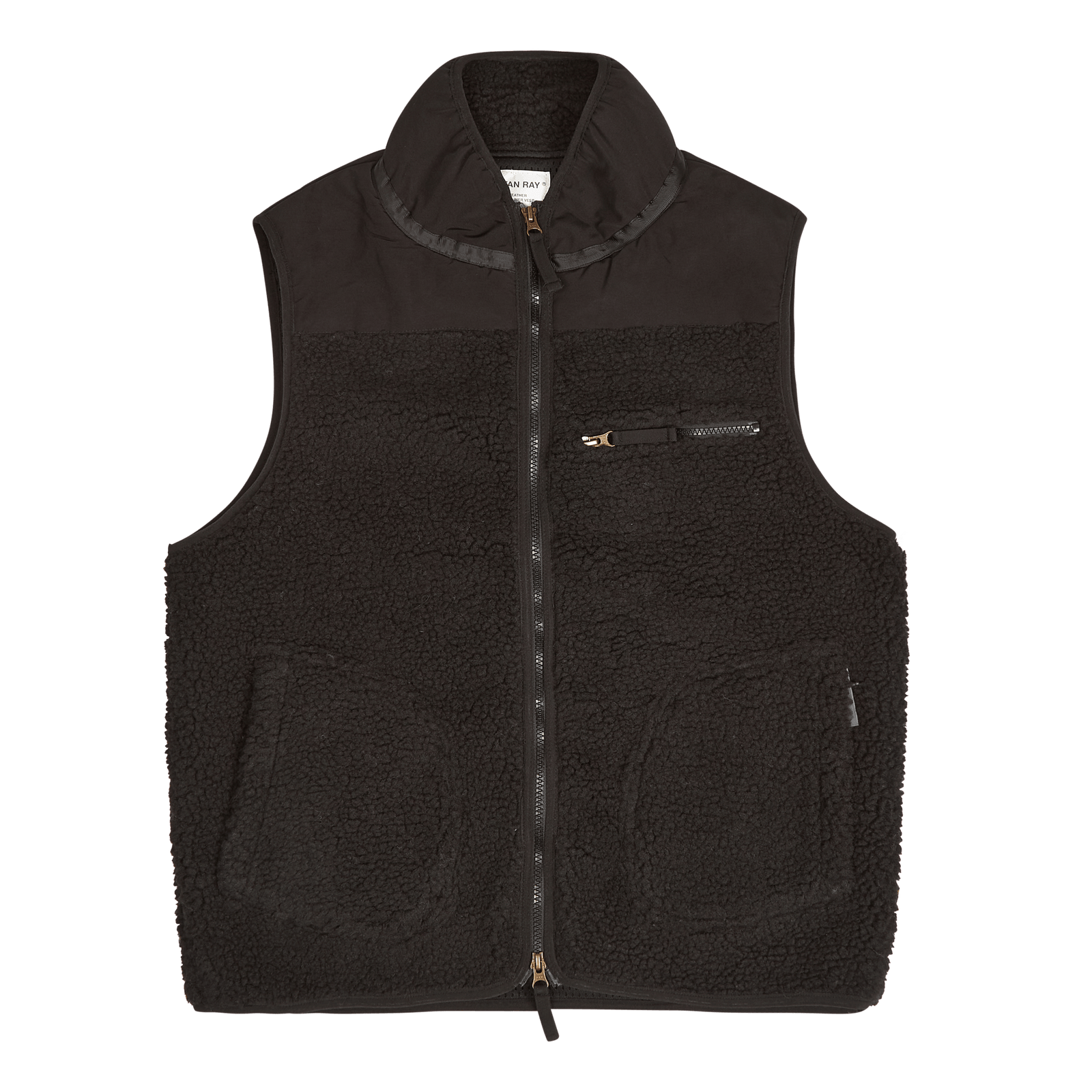 Fleece Layer Vest Black