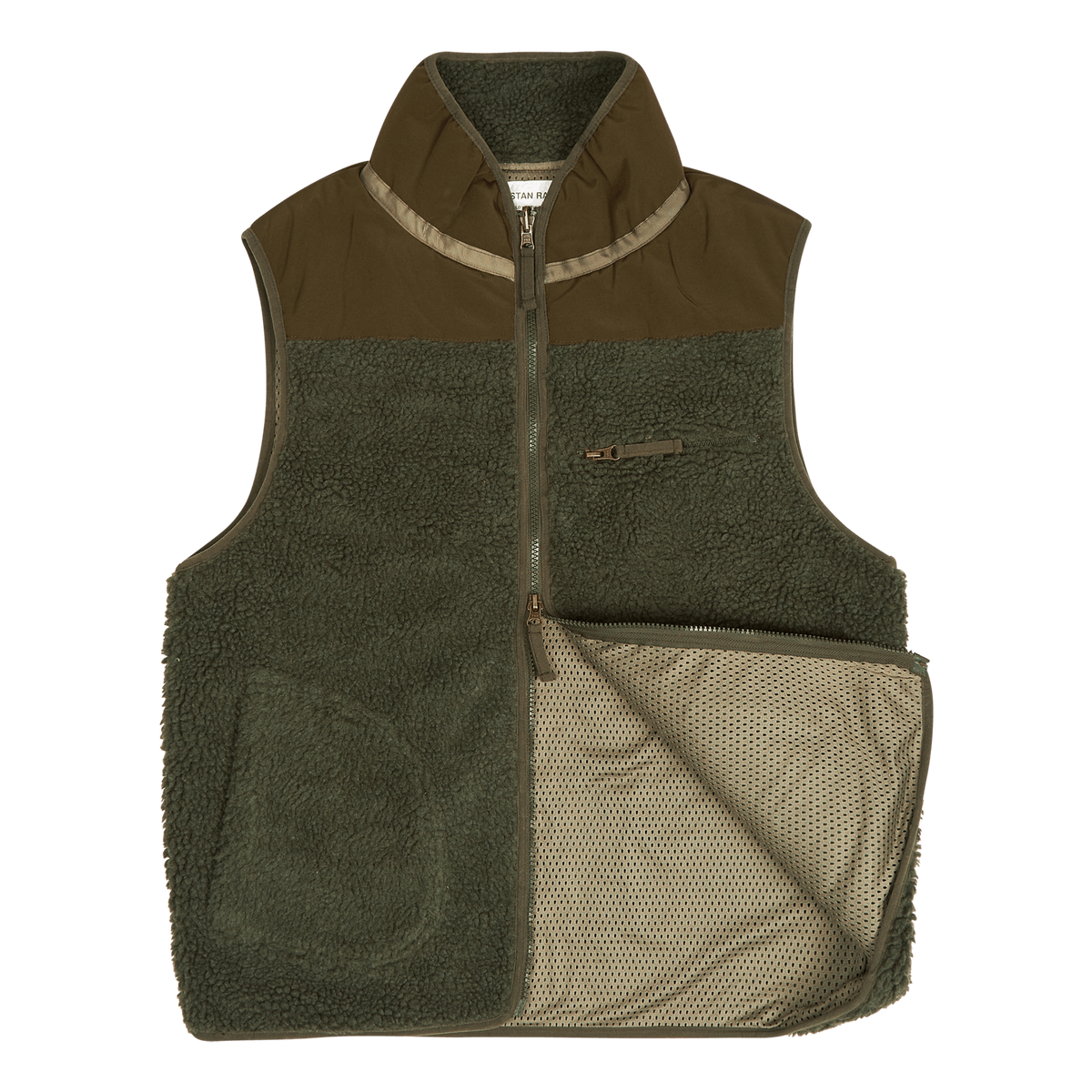 Fleece Layer Vest Olive