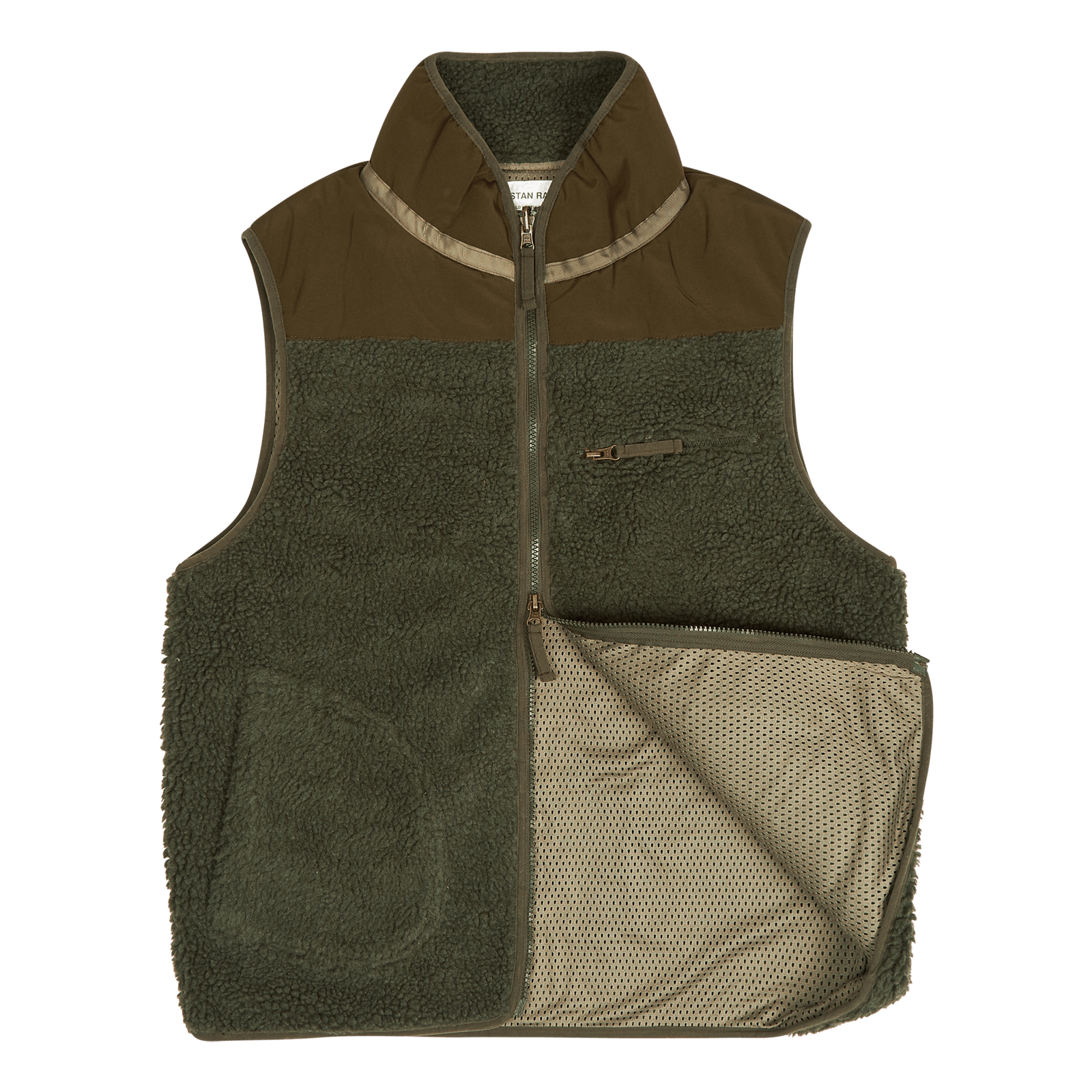 Fleece Layer Vest Olive