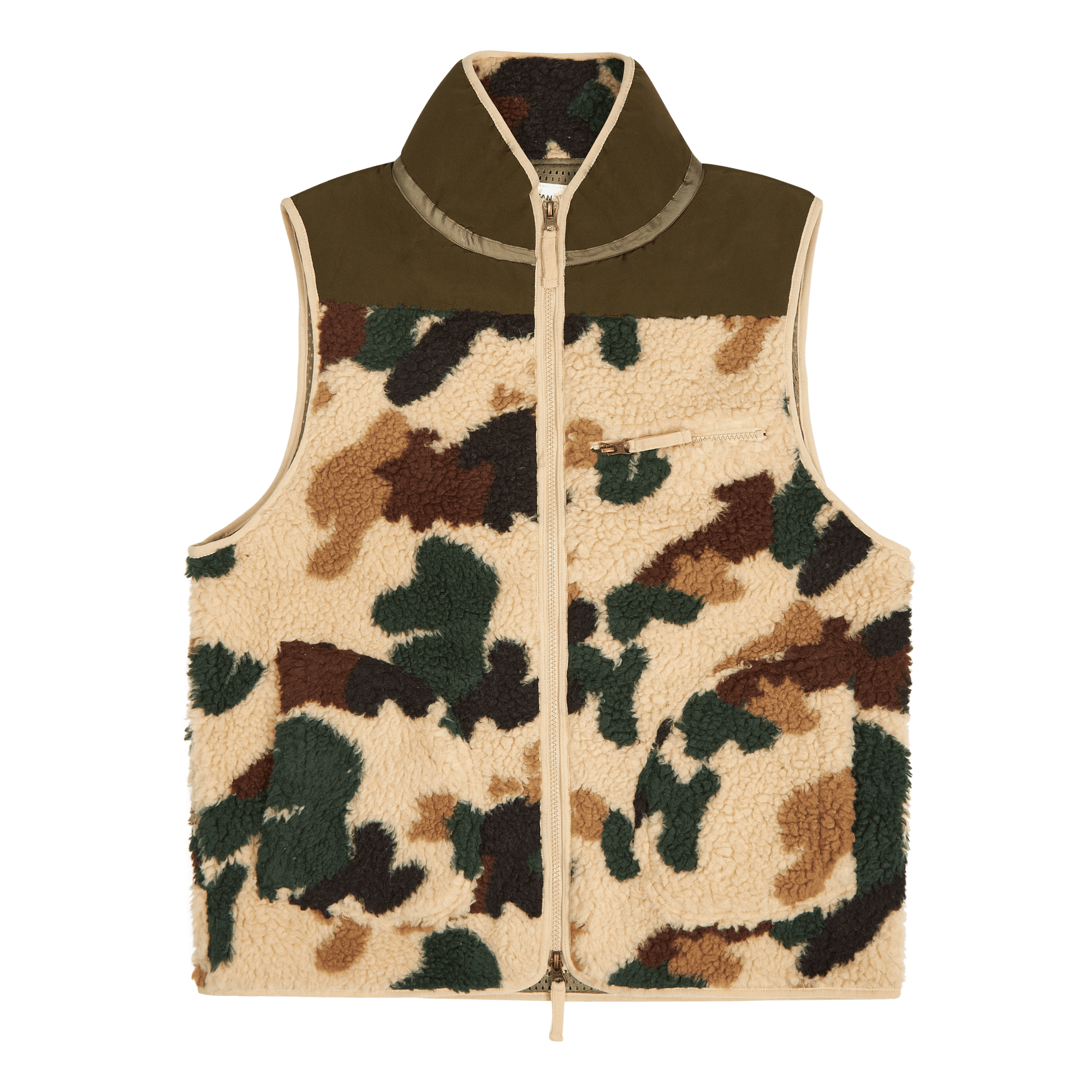 Fleece Layer Vest Stan Duck Camo