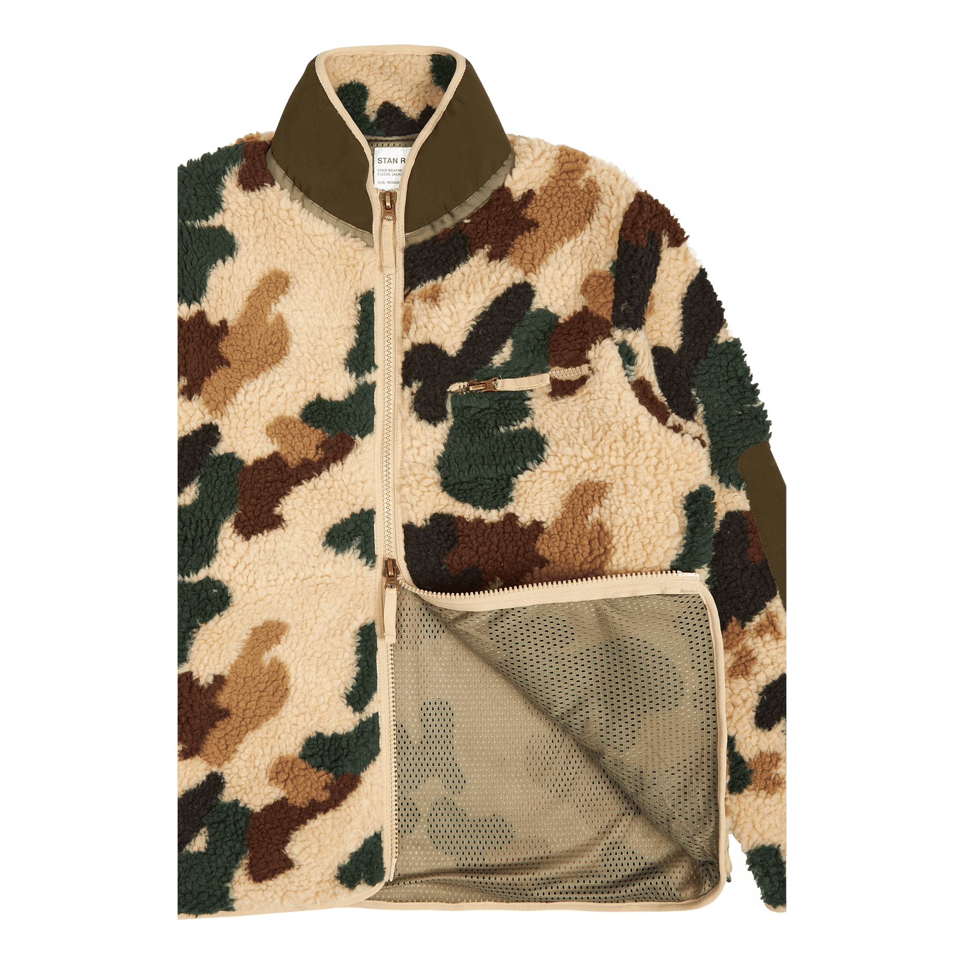 High Pile Fleece Stan Duck Camo