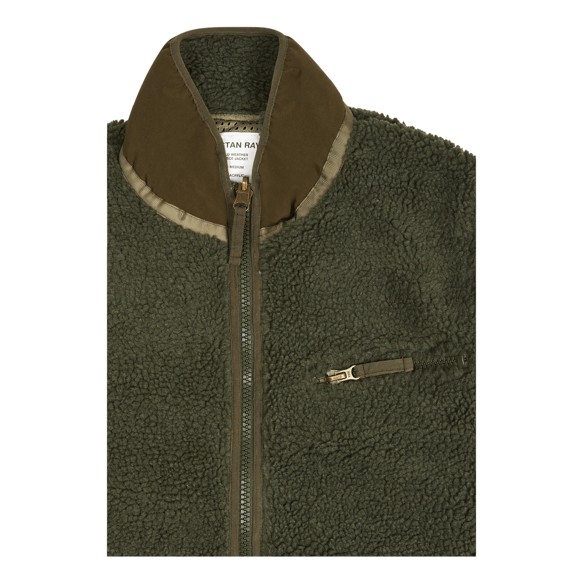 High Pile Fleece Olive