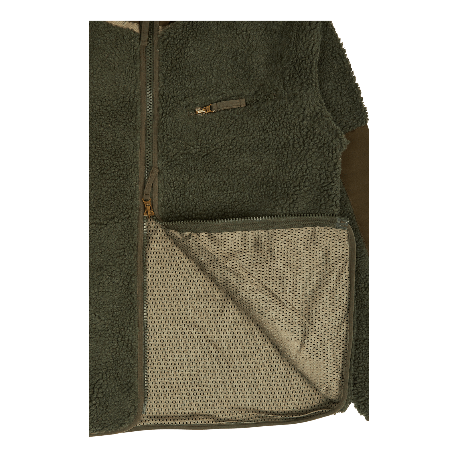 High Pile Fleece Olive