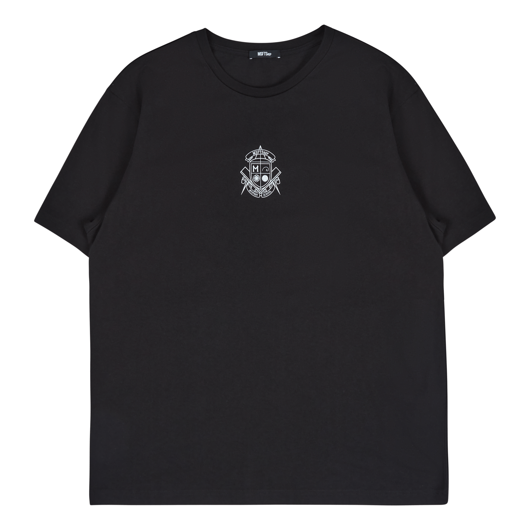 T-shirt Mystery School Crest R Black