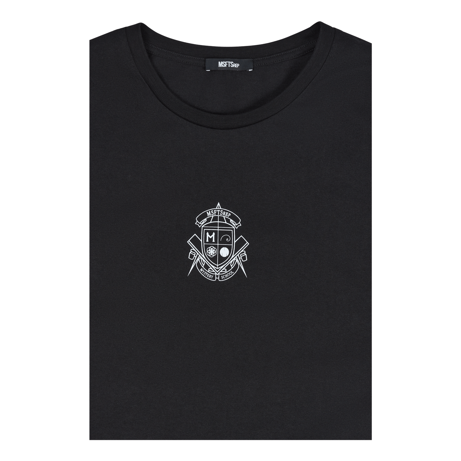 T-shirt Mystery School Crest R Black