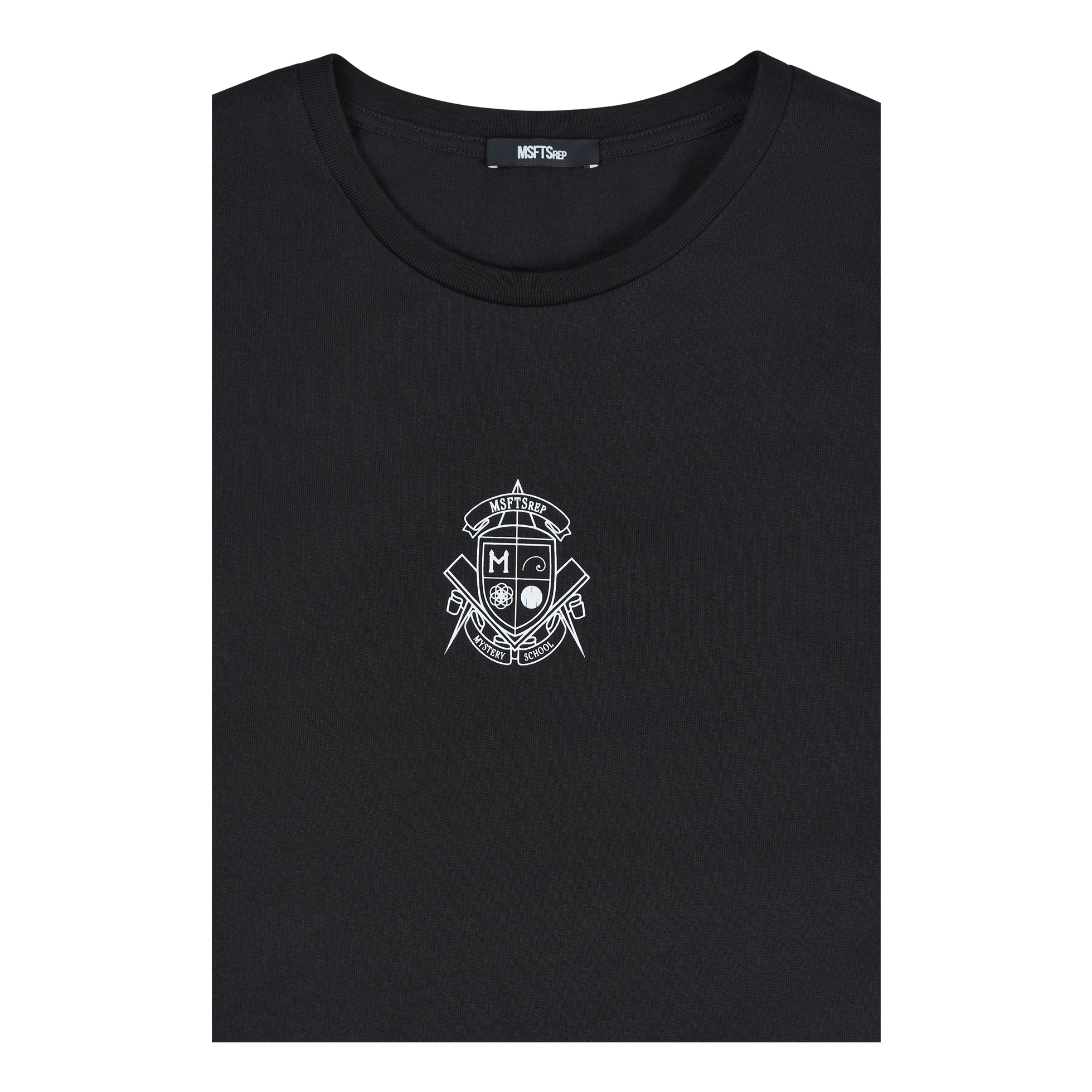 T-shirt Mystery School Crest R Black