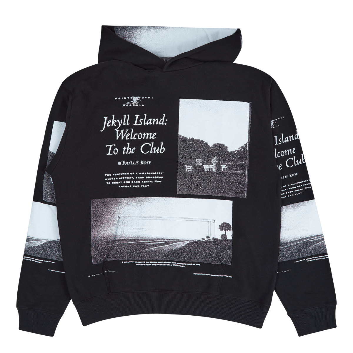 Hoodie Jekyll Island Regular F Black