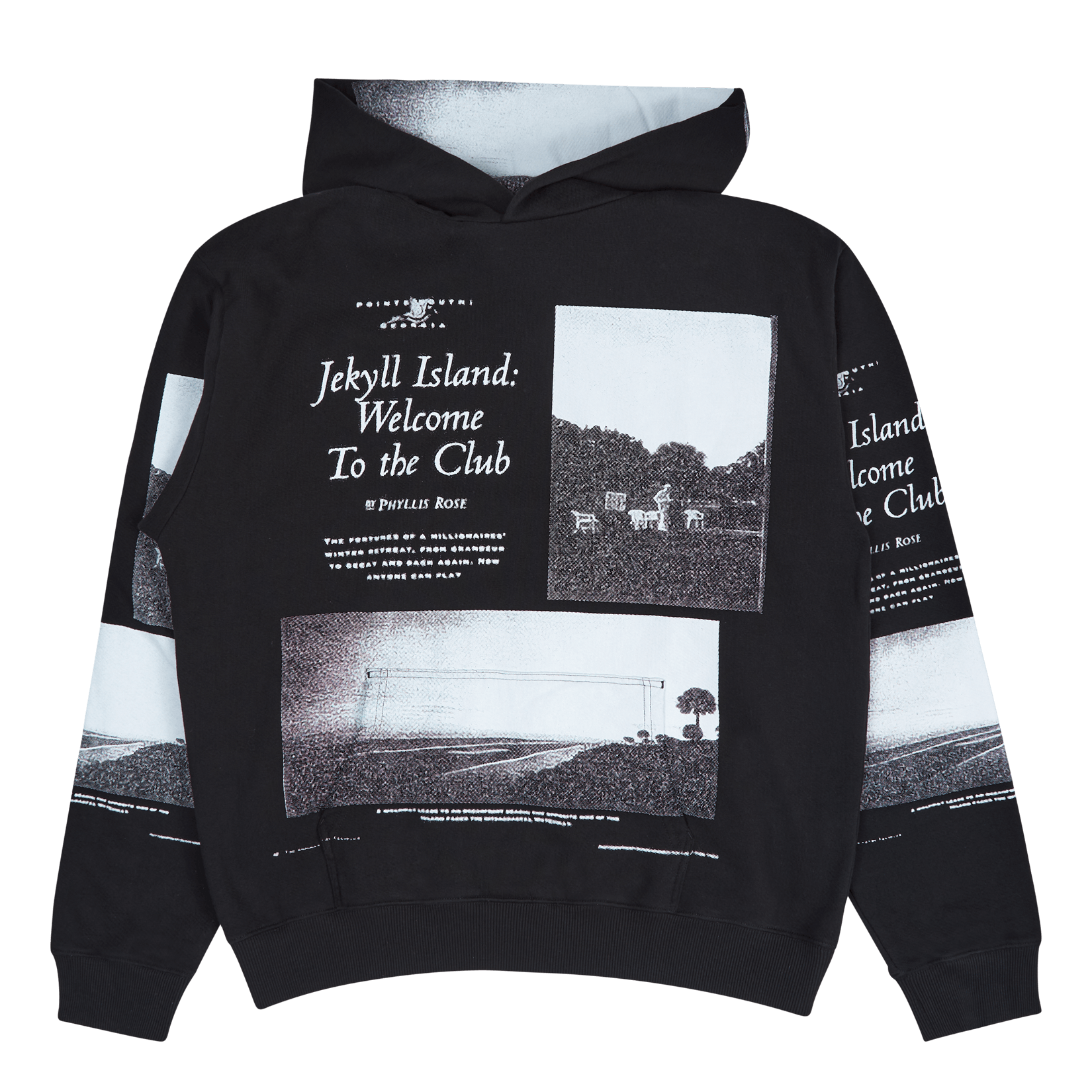 Hoodie Jekyll Island Regular F Black