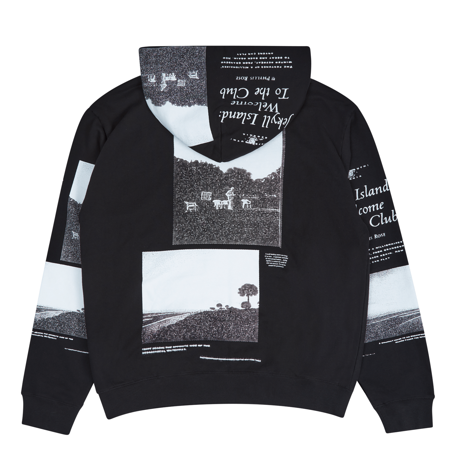 Hoodie Jekyll Island Regular F Black