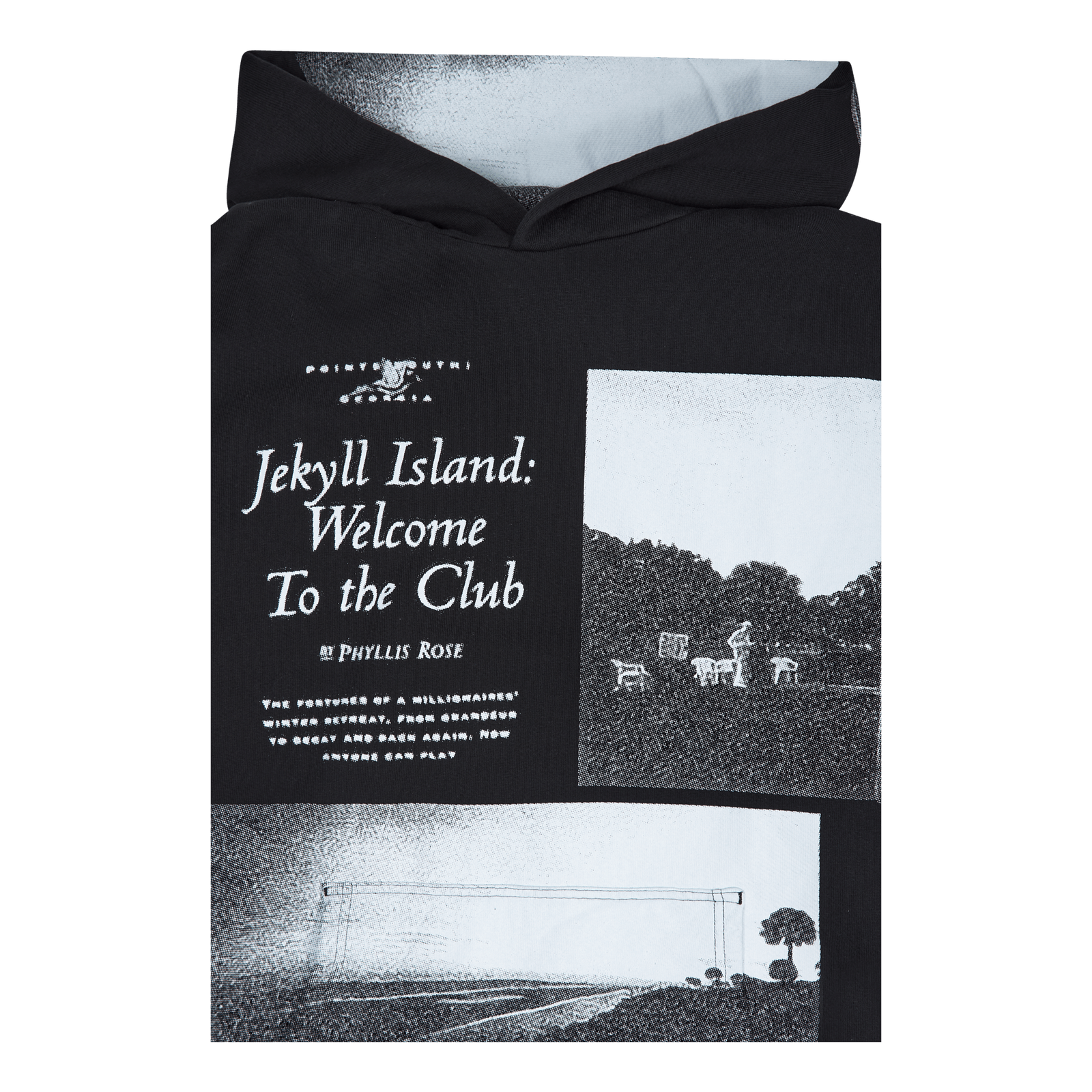 Hoodie Jekyll Island Regular F Black