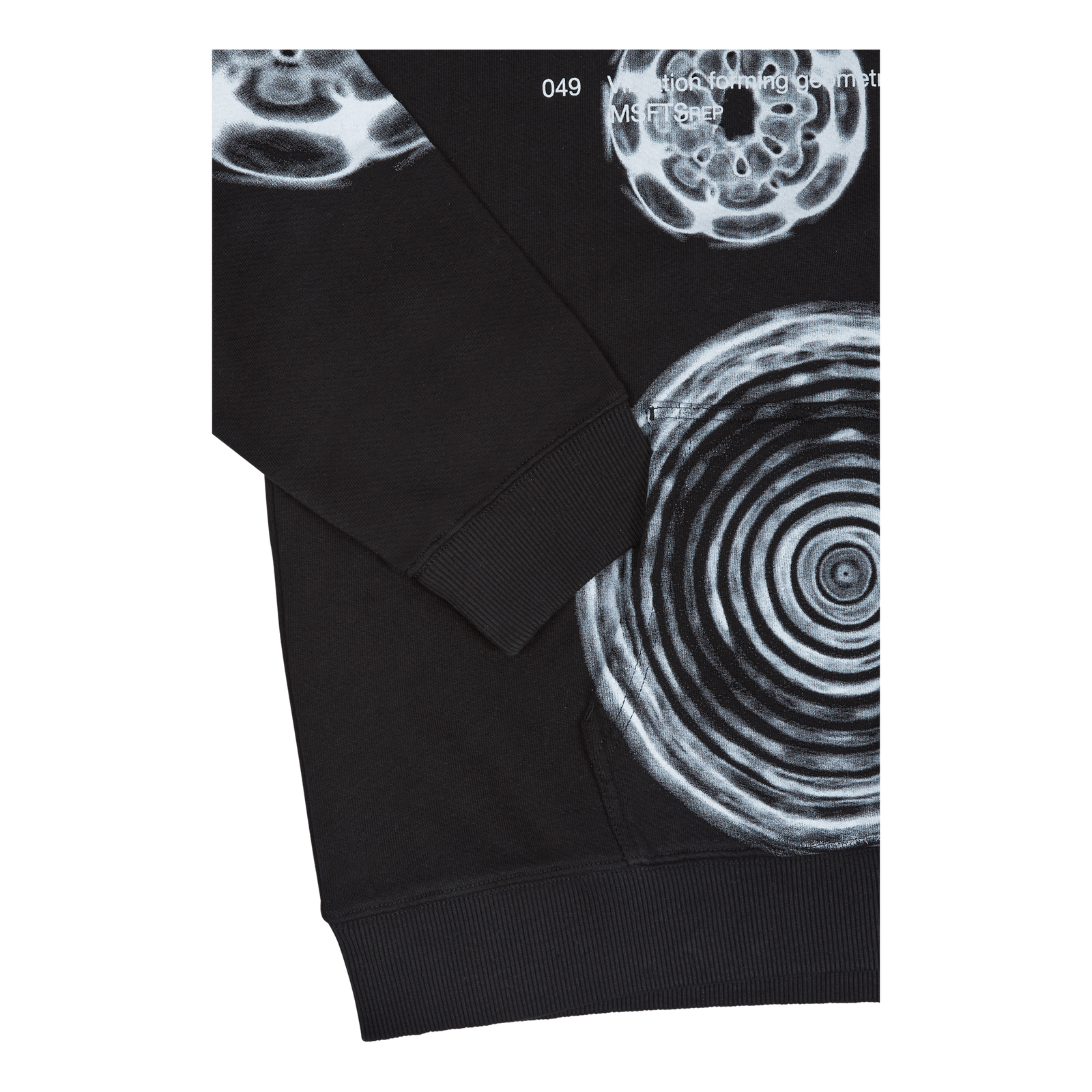 Hoodie Vibrations Regular Fit Black