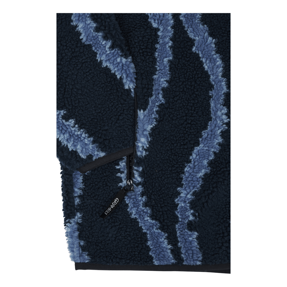 Sherpa Jacket Navy Swirl