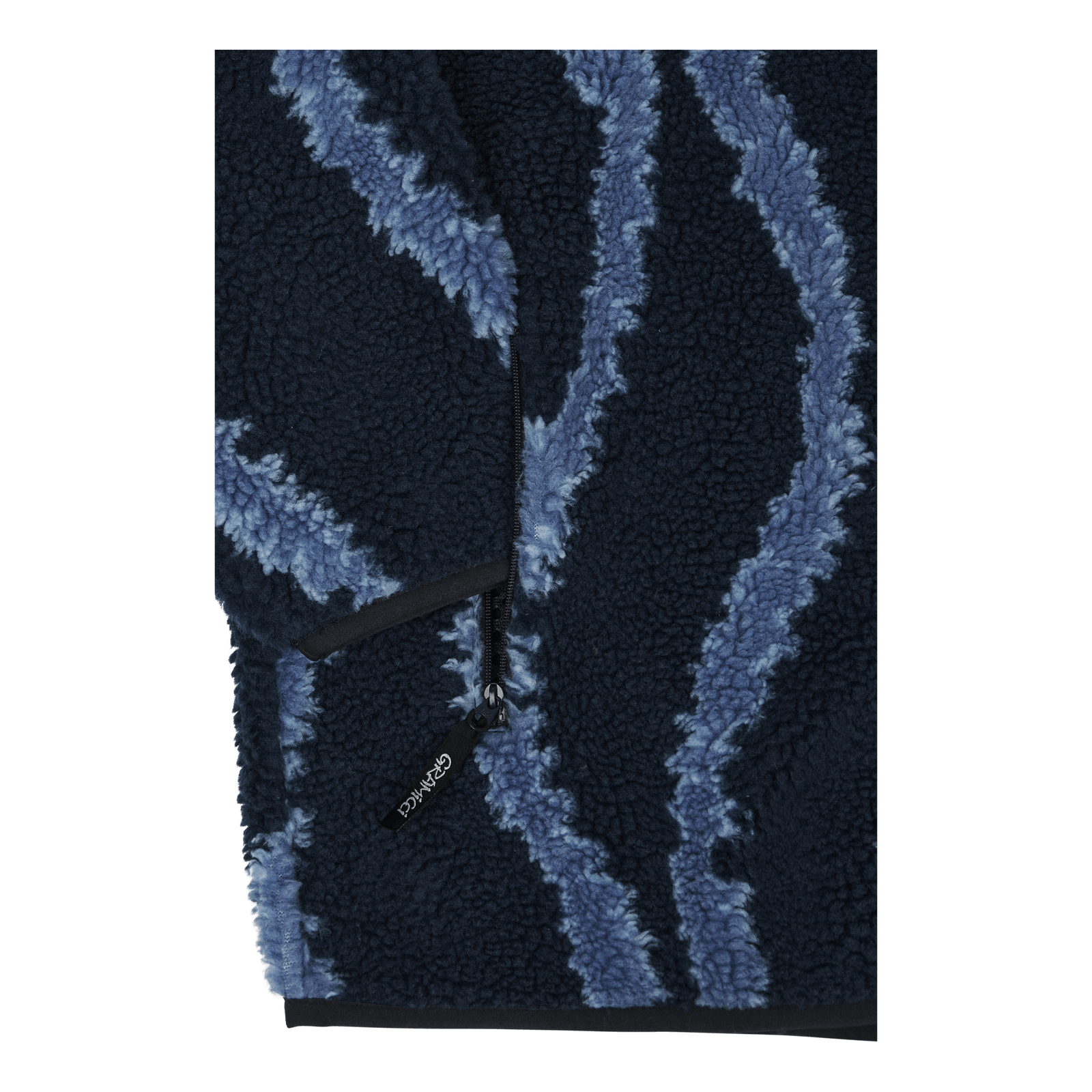 Sherpa Jacket Navy Swirl