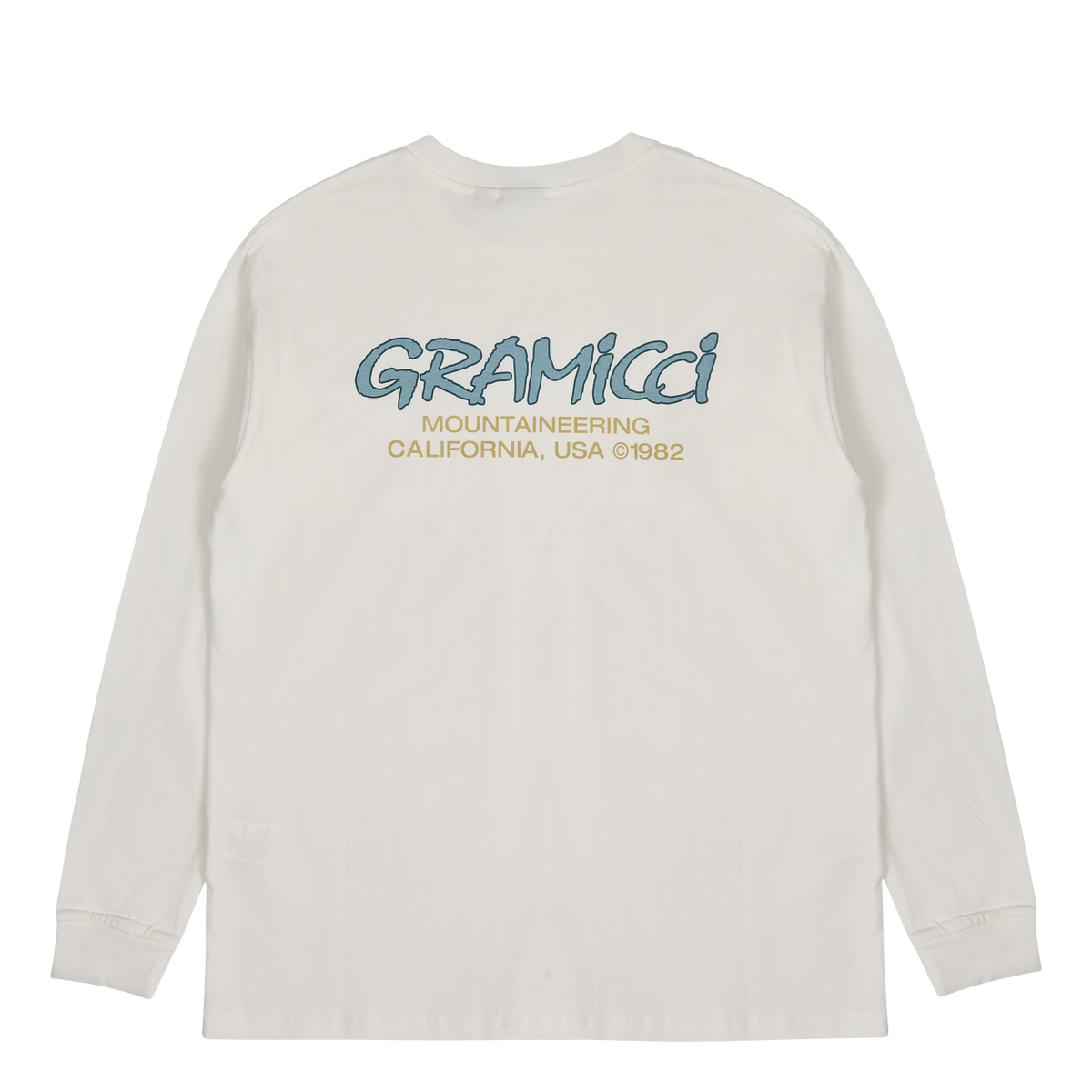 Mountaineering L/s Tee White / Blue