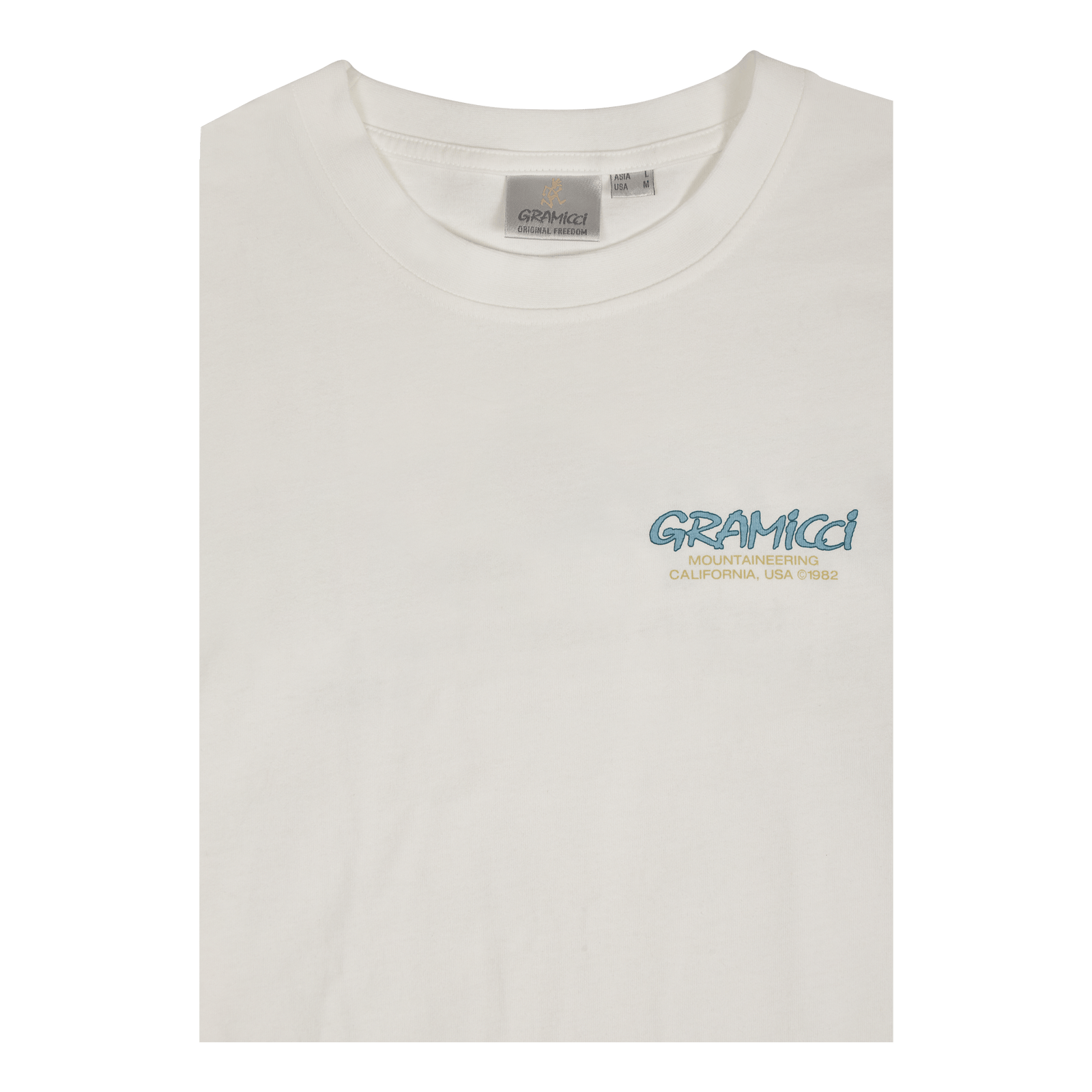 Mountaineering L/s Tee White / Blue