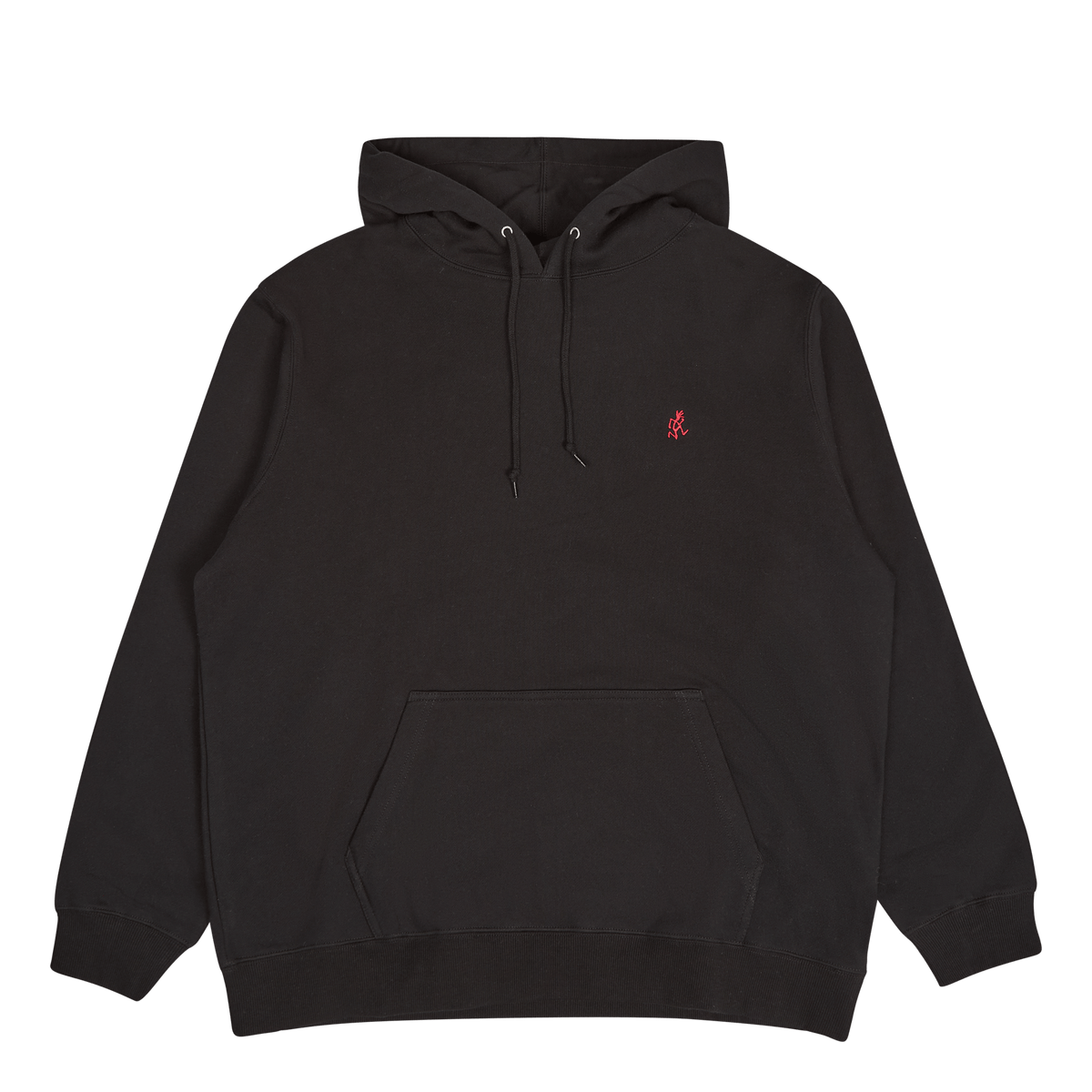 One Point Hooded Sweatshirt Black