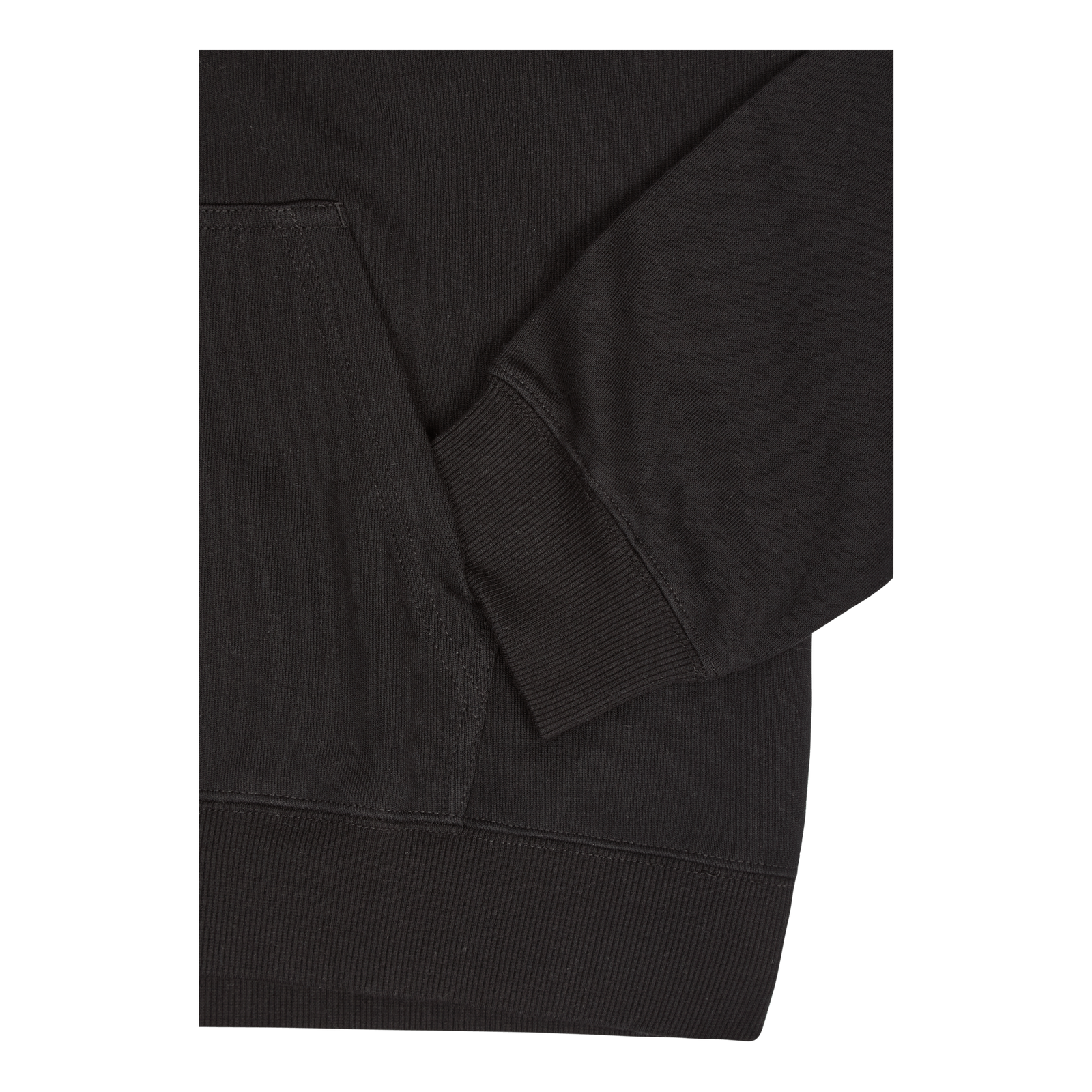 One Point Hooded Sweatshirt Black