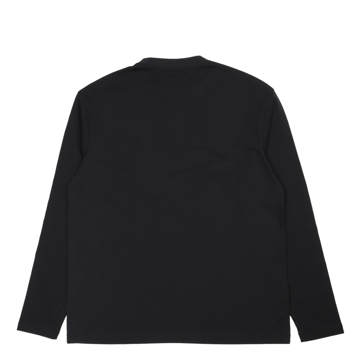 Long Sleeved Double Crew Black
