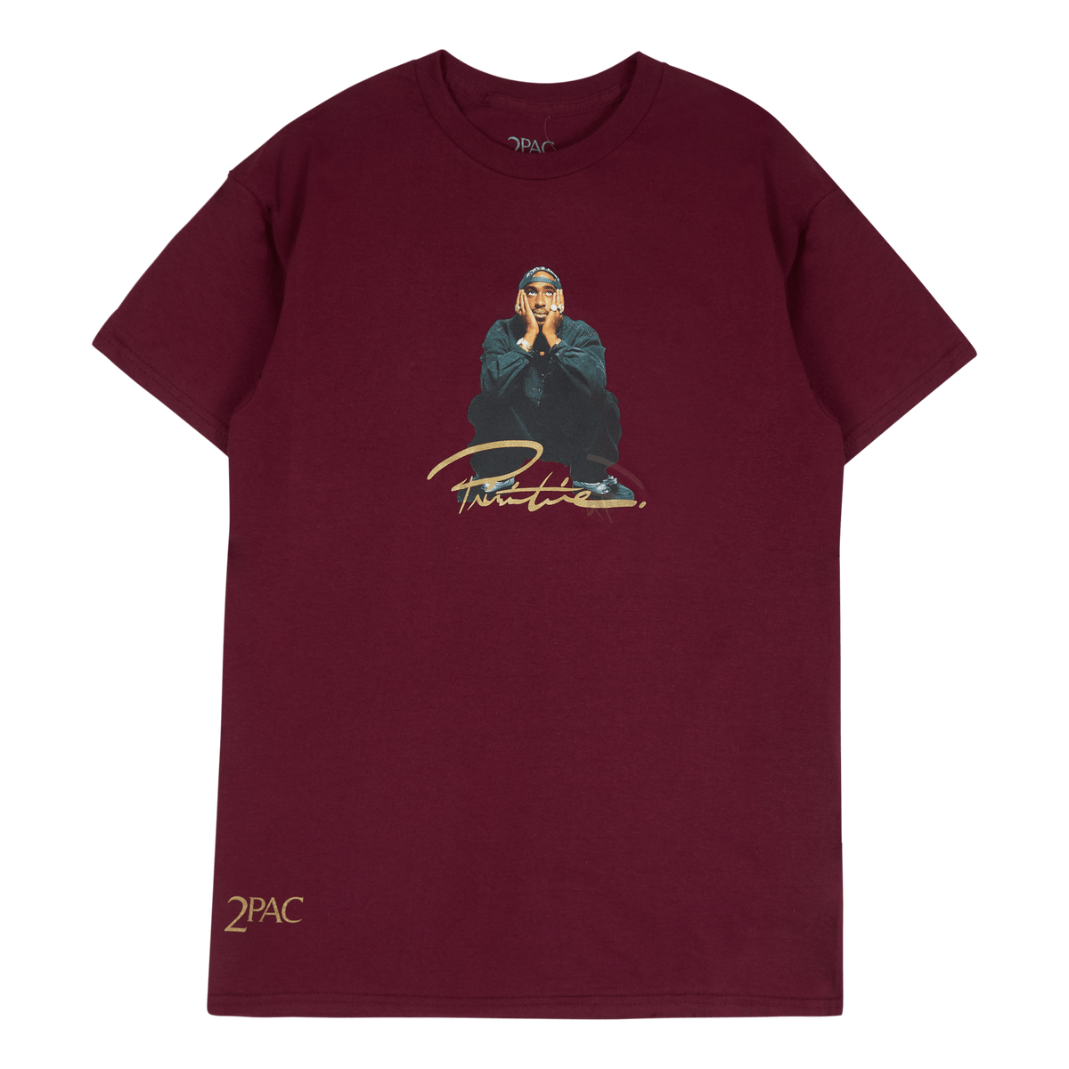 Shakur Tee Burgundy