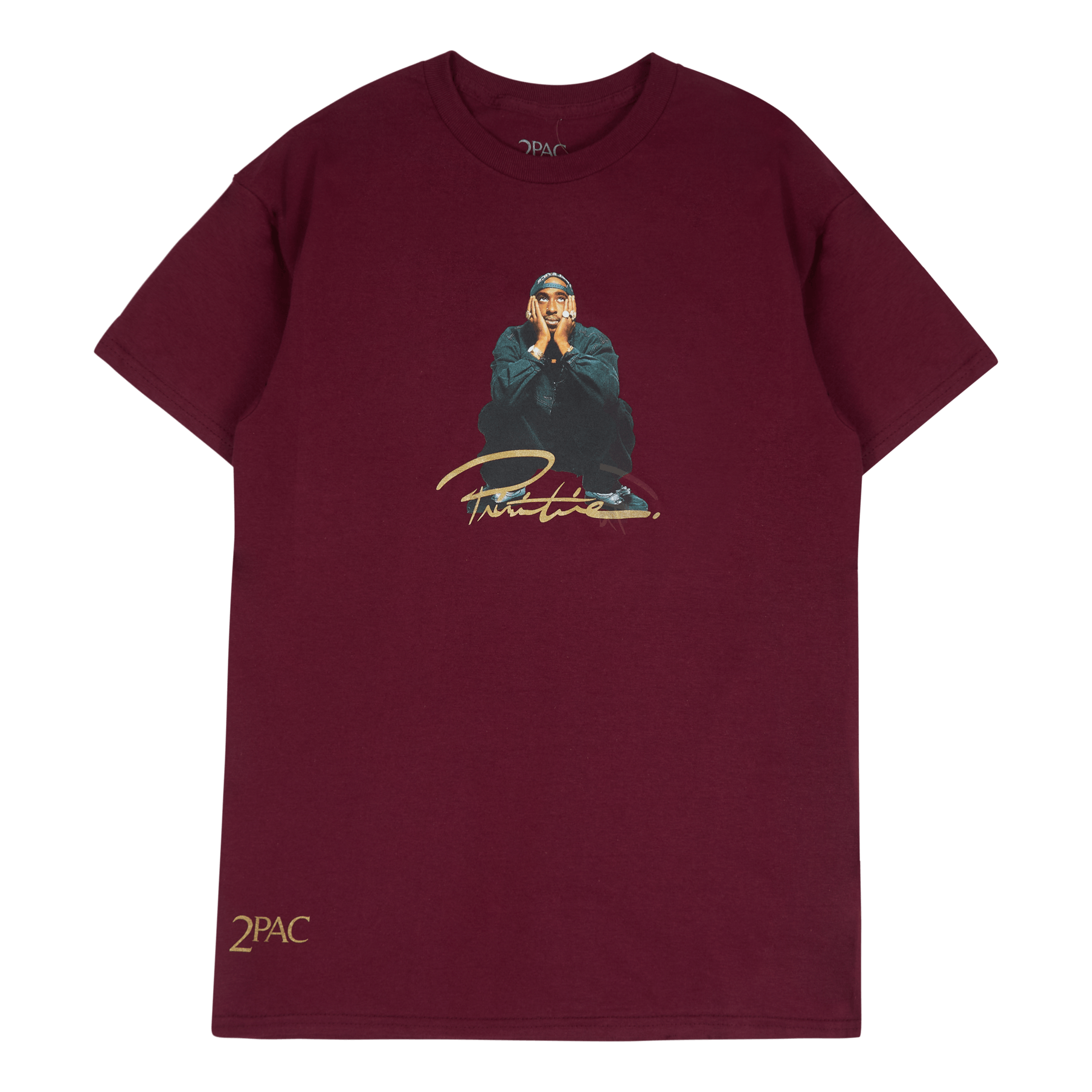 Shakur Tee Burgundy