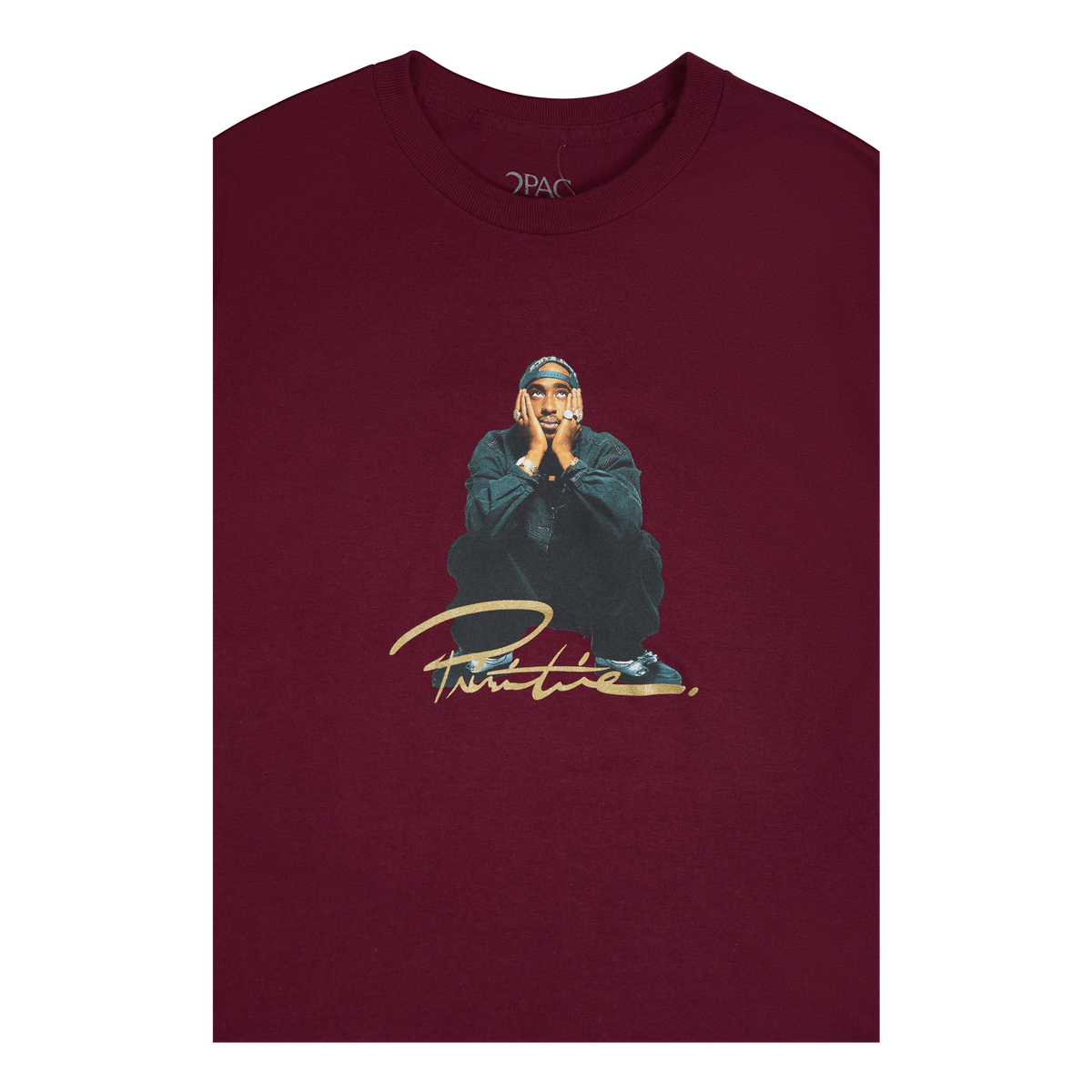 Shakur Tee Burgundy