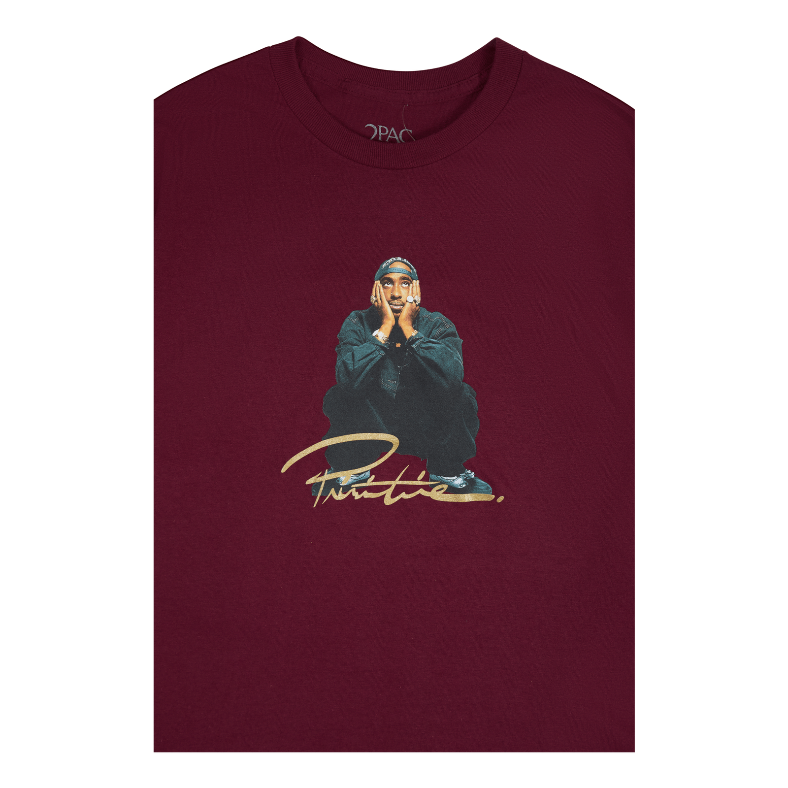 Shakur Tee Burgundy