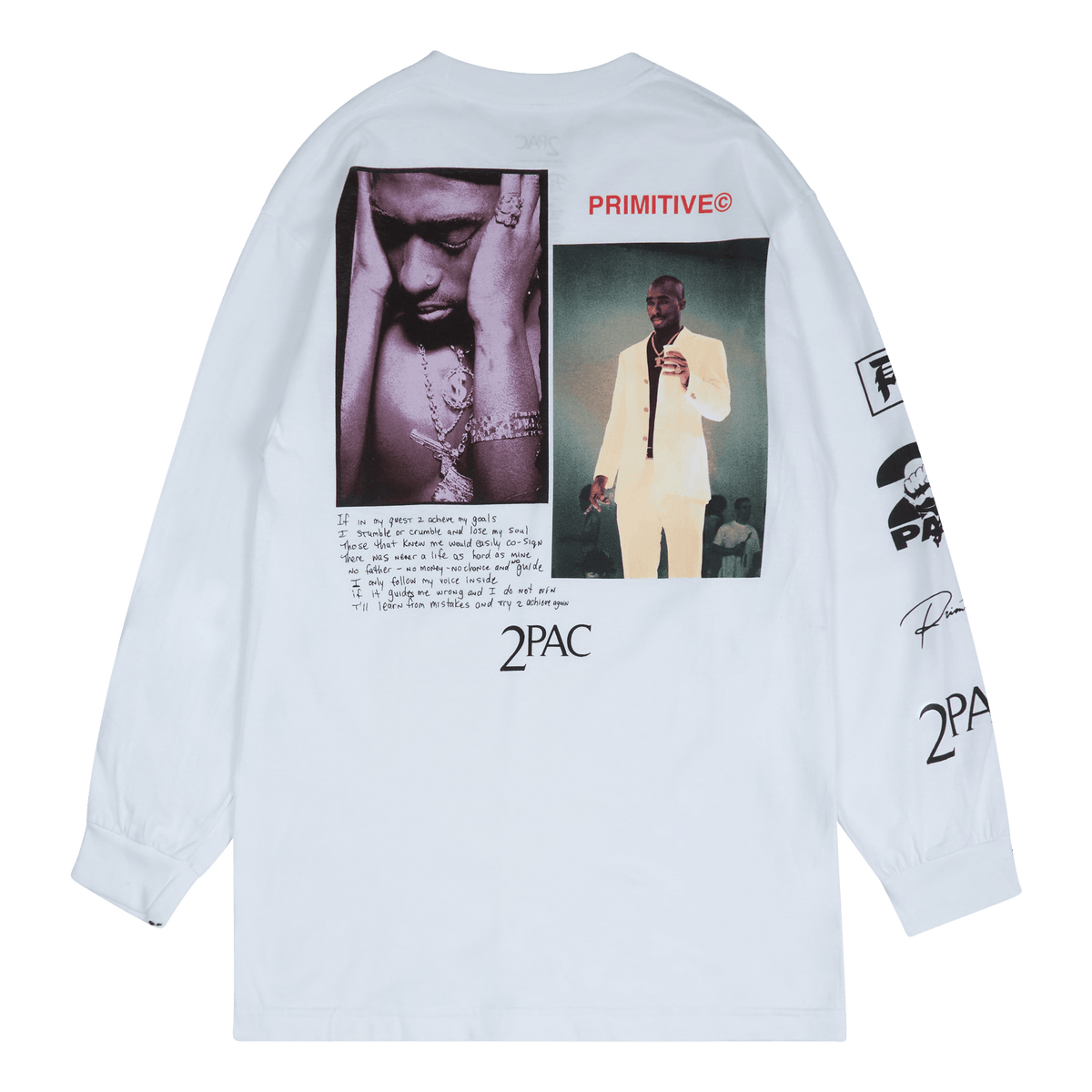 Voice L/s Tee White