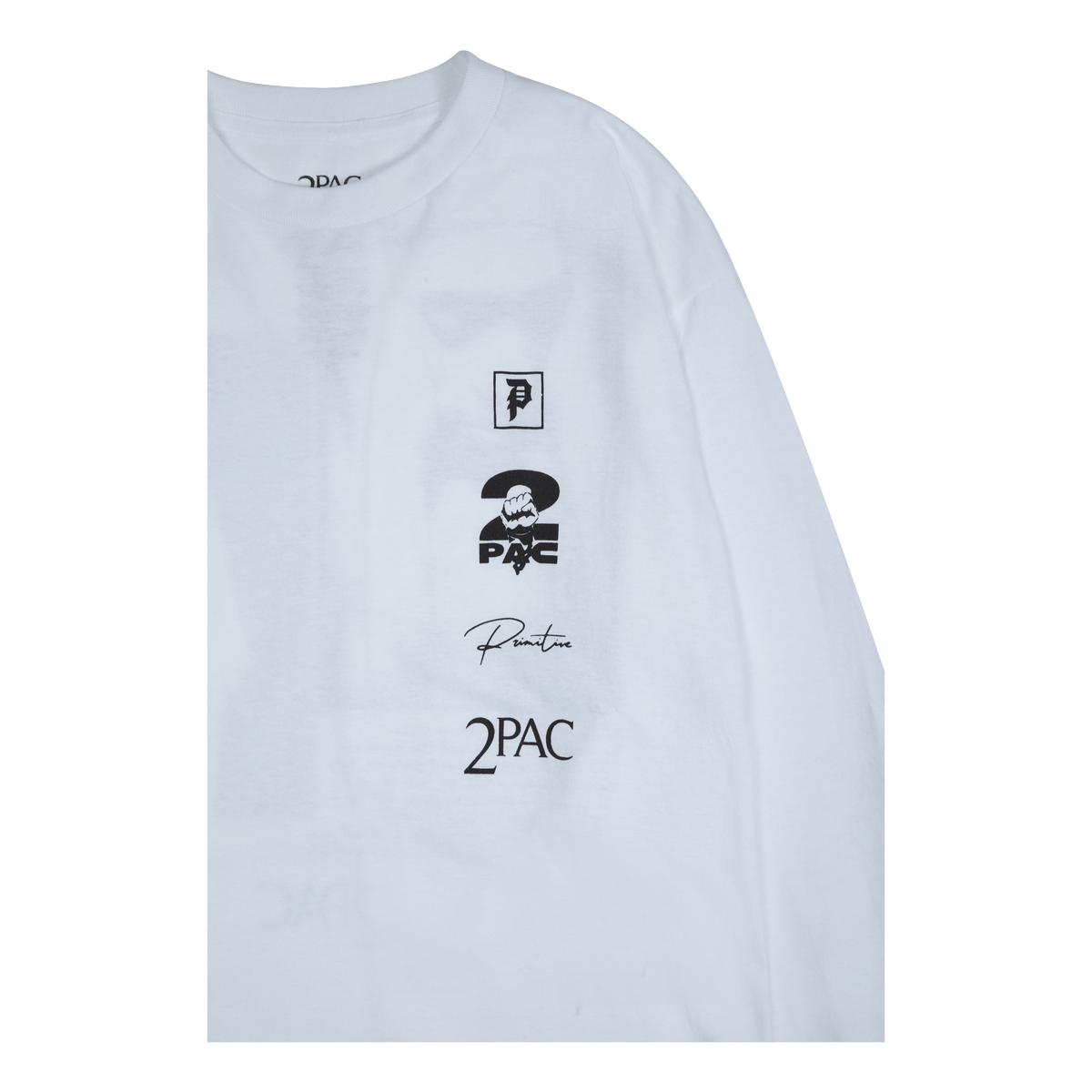 Voice L/s Tee White