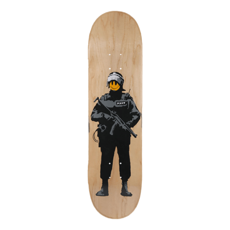 Skateboard Deck Riot Cop Multi