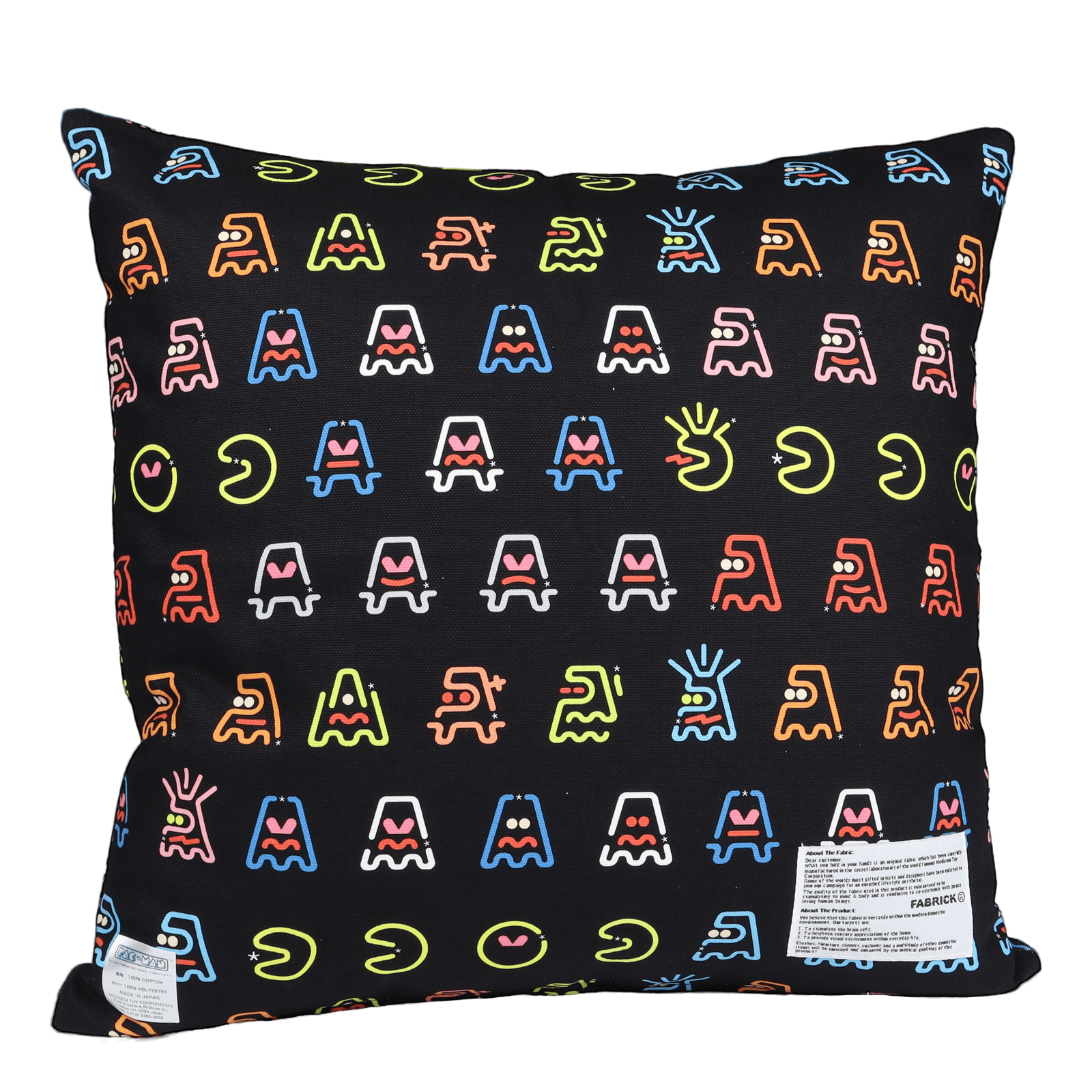 Pac-man "square Cushion" Multi