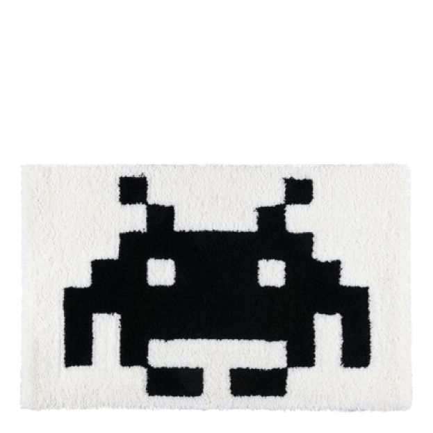 Space Invaders &quot;rug2&quot; White