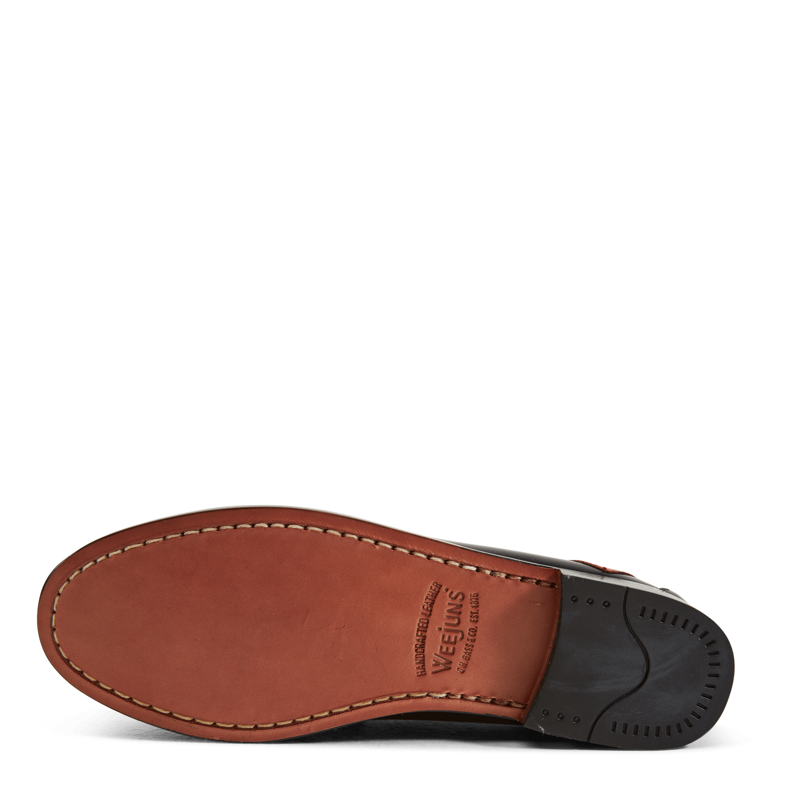 Gh Weejun Wmn Penny Love Black Lthr W/red