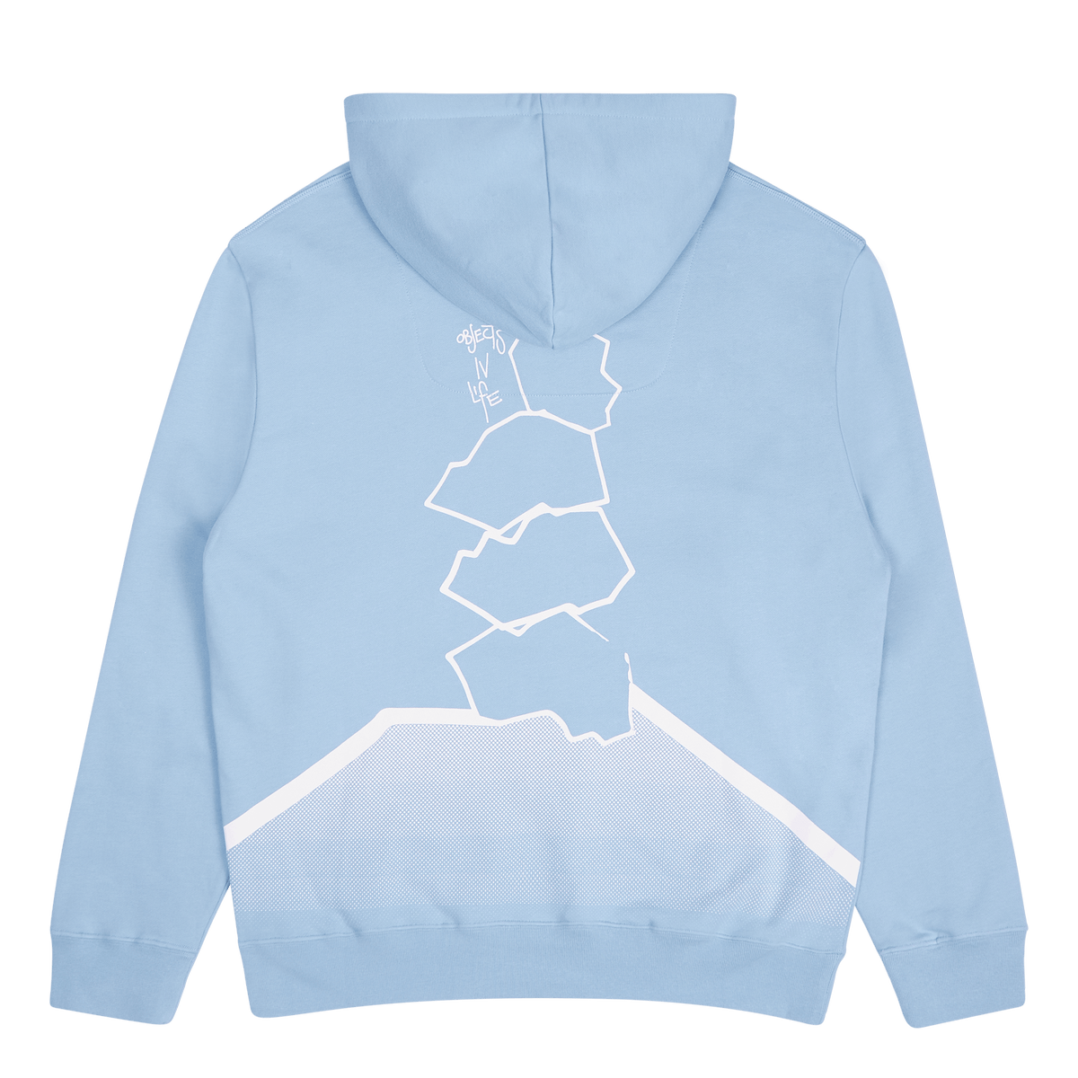 Balance Print Hoody Pop Blue