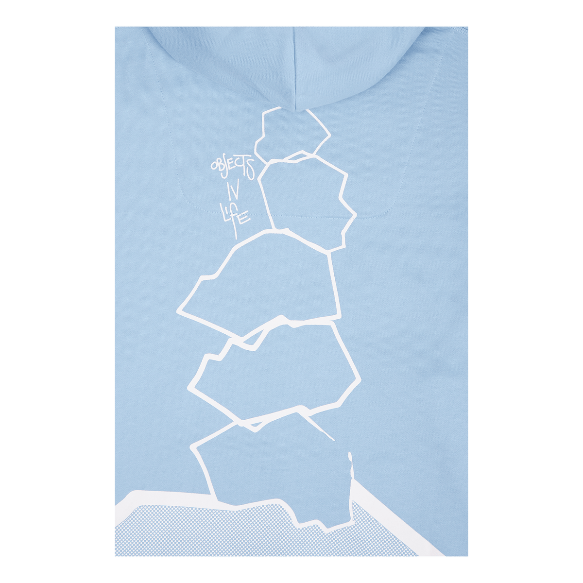 Balance Print Hoody Pop Blue