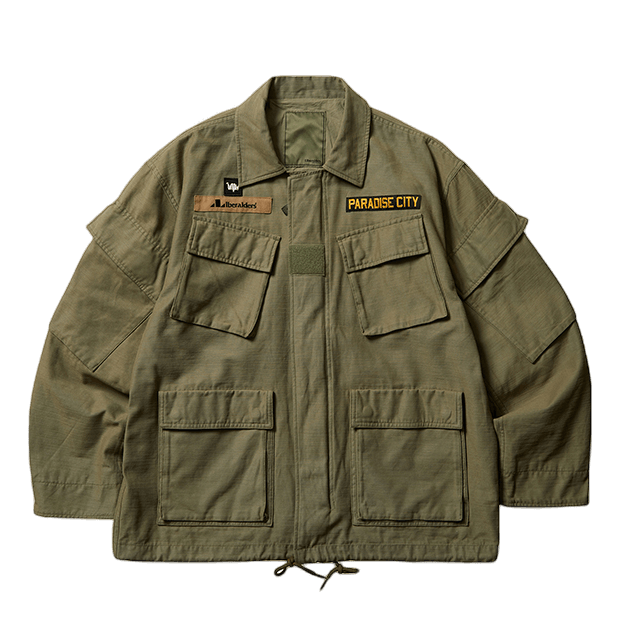 Garmentdyed Tactical Jacket Olive