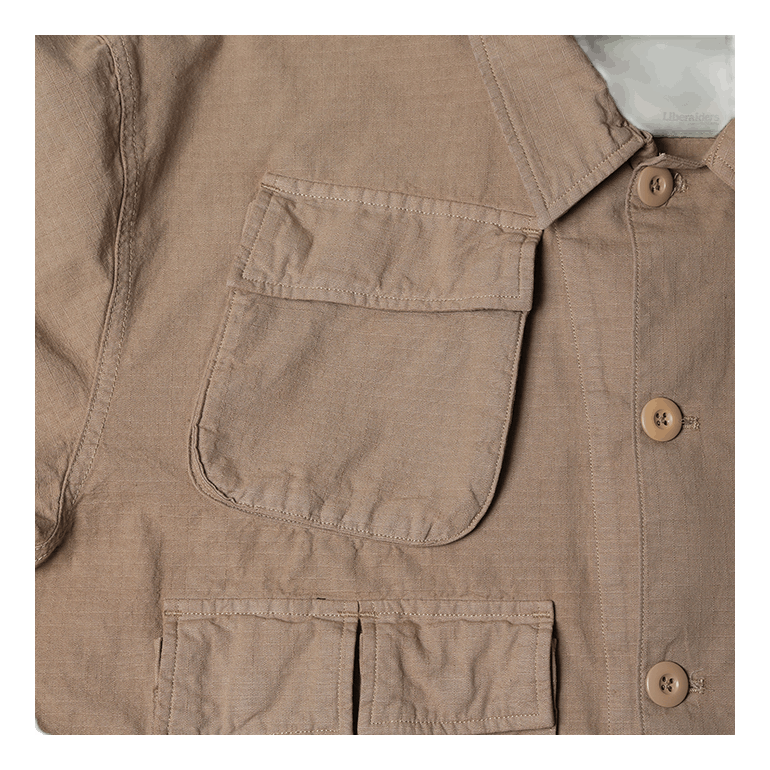 Rip Stop Fatigue Jacket Coyote