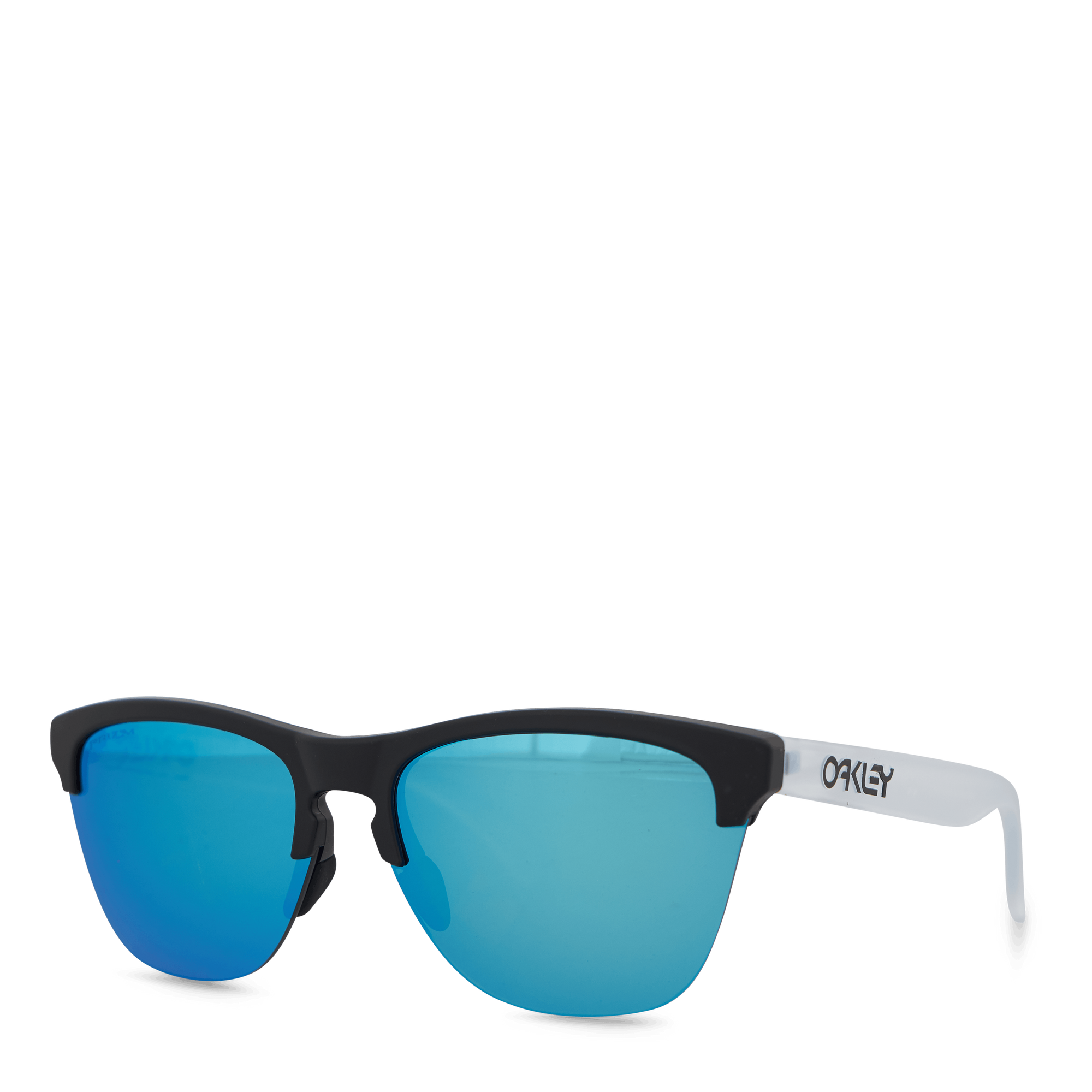 Oakley Frogskins Lite Matte Black Prizm Sapphire Sunglasses