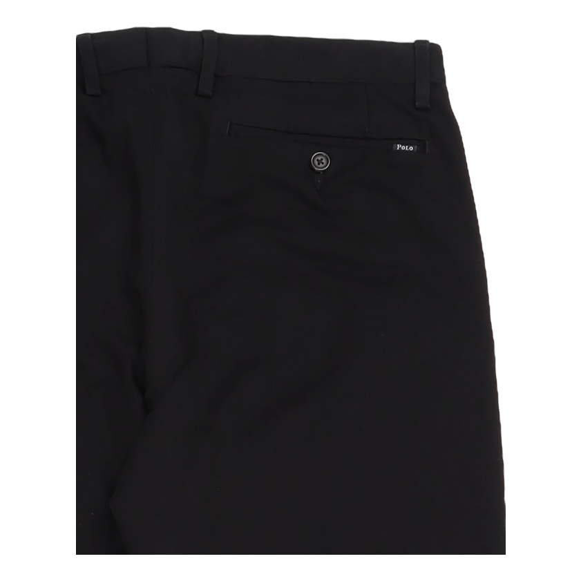 Stretch Slim Fit Chino Pant Polo Black