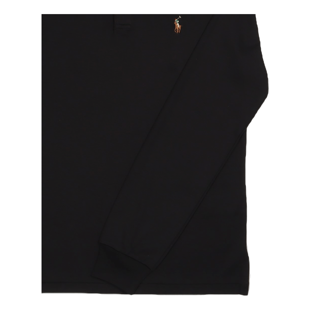 Slim Fit Soft Cotton Polo Shirt Black