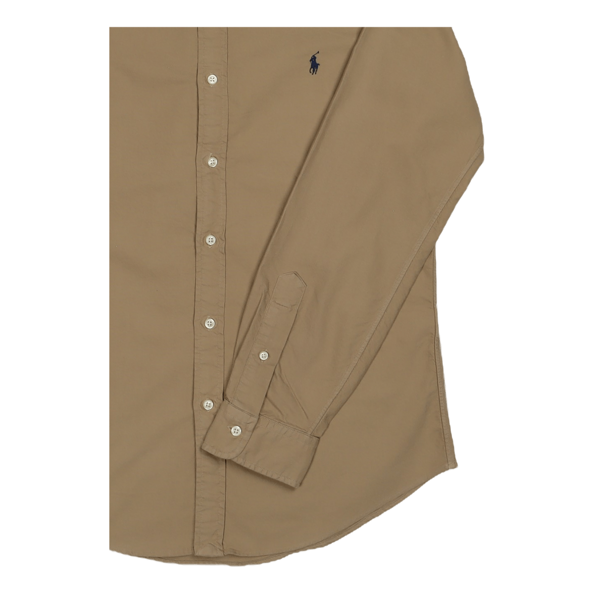 Slim Fit Garment-Dyed Oxford Shirt Surrey Tan