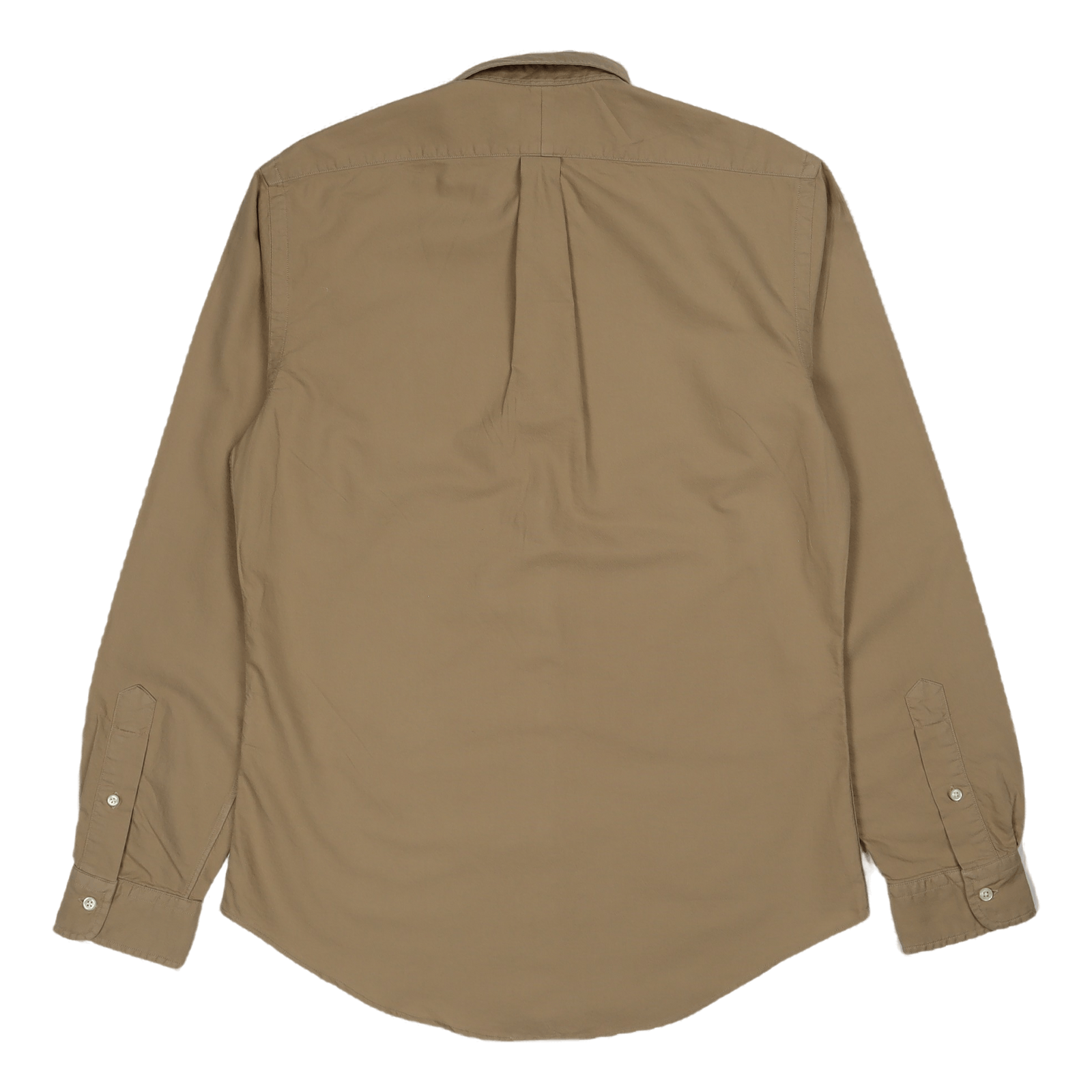 Slim Fit Garment-Dyed Oxford Shirt Surrey Tan