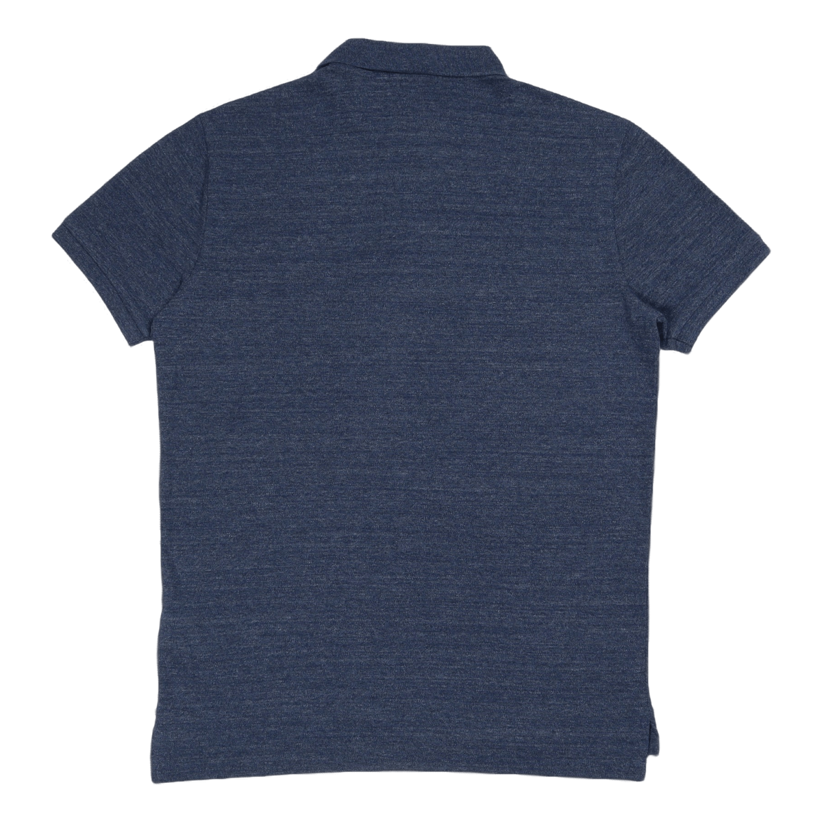 Custom Slim Fit Mesh Polo Shirt Blue