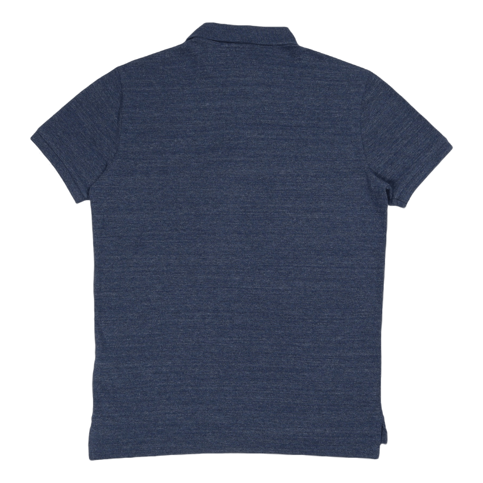 Custom Slim Fit Mesh Polo Shirt Blue