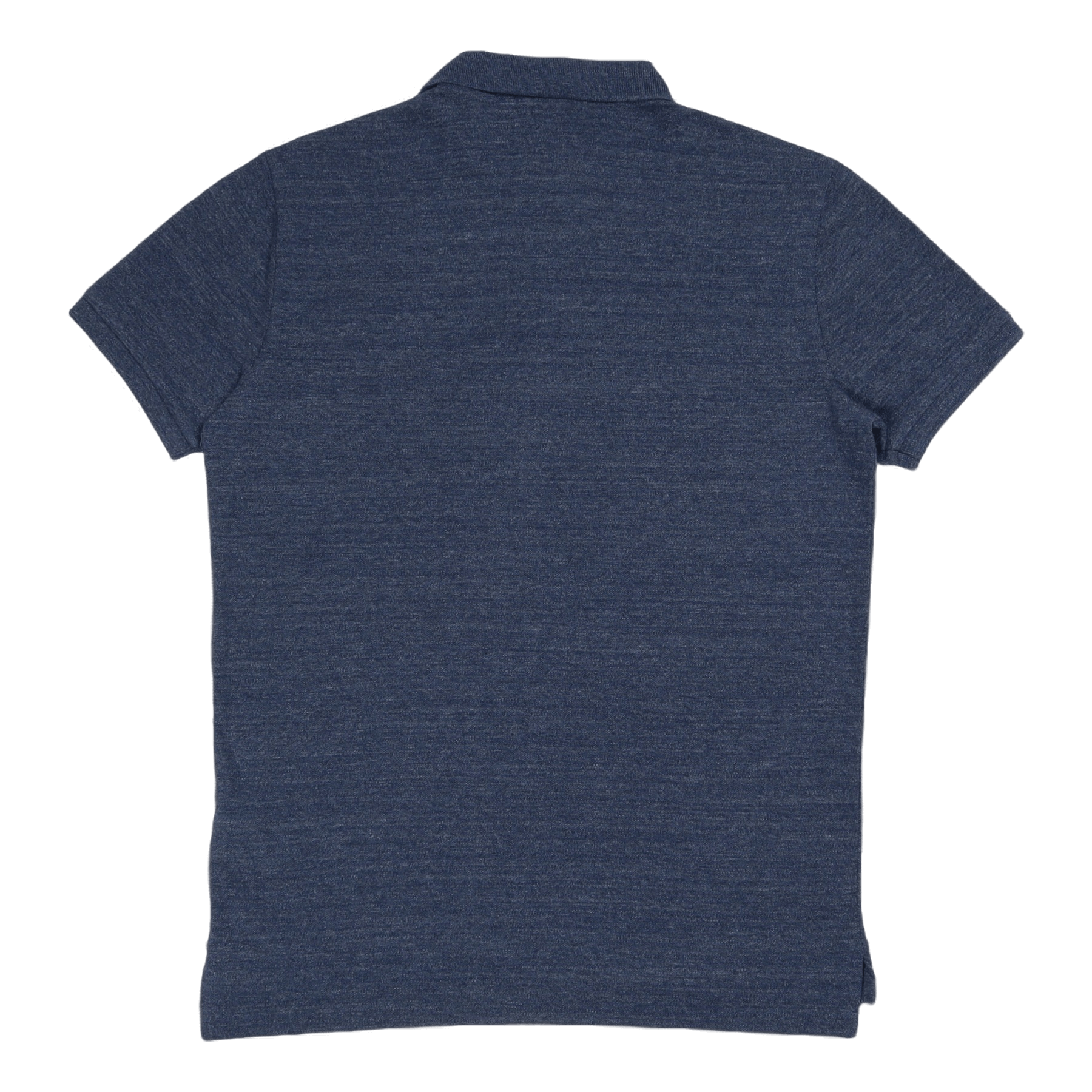 Custom Slim Fit Mesh Polo Shirt Blue