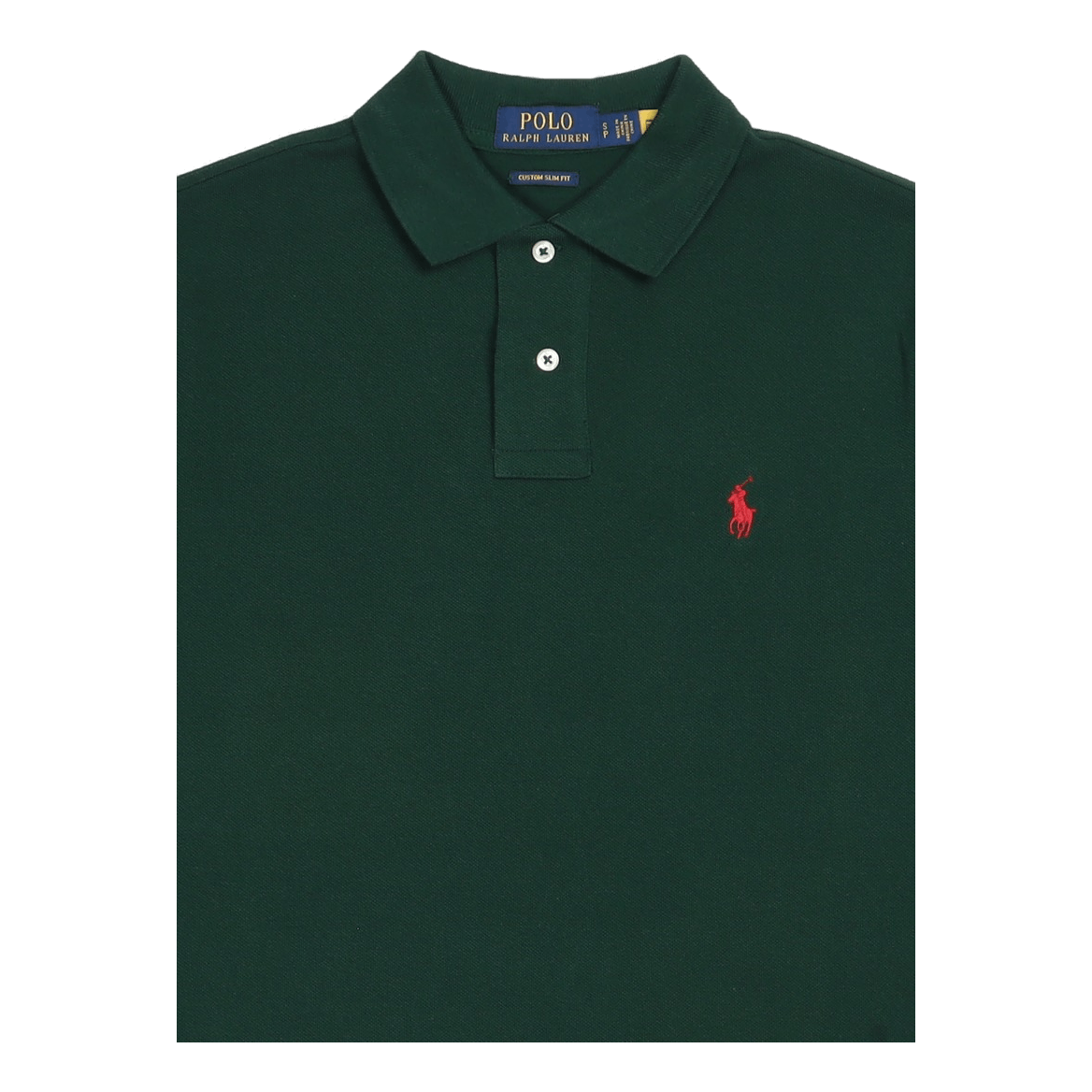 Custom Slim Fit Mesh Polo Shirt Green