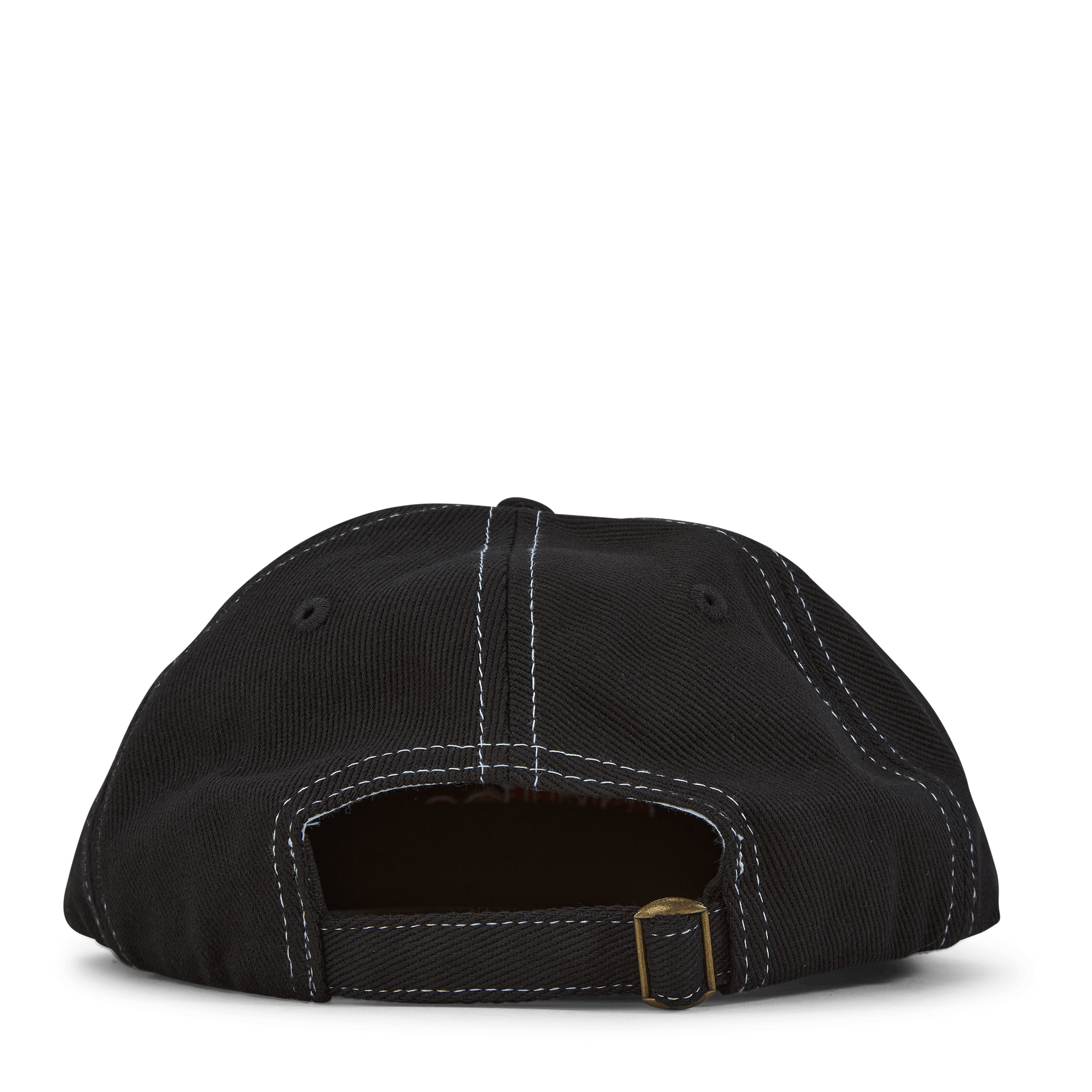 Brass 6 Panel Cap Washed Black