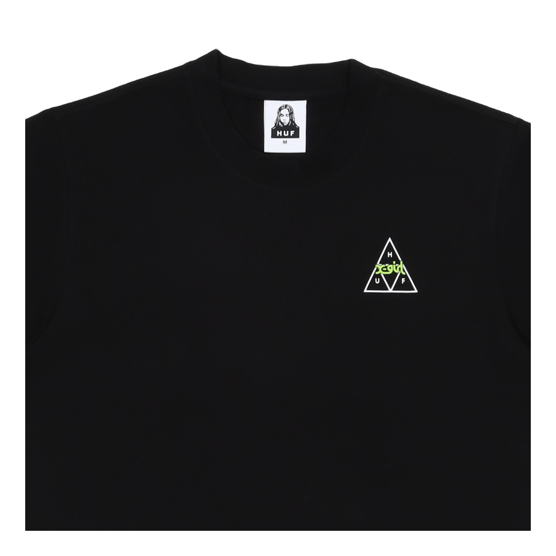 X-girl X Huf S/s Relax Tee Black