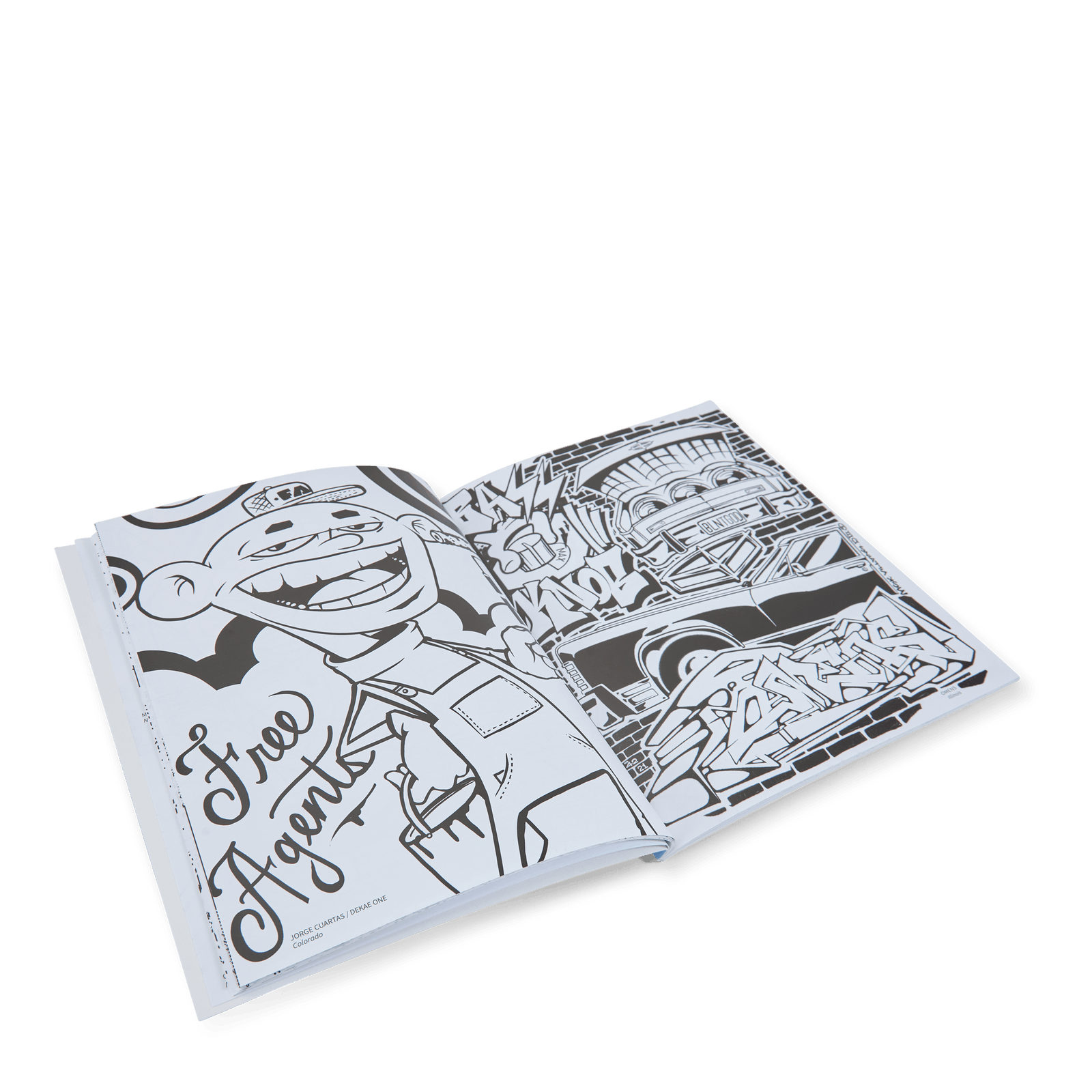 American Graffiti Coloring Boo Multi